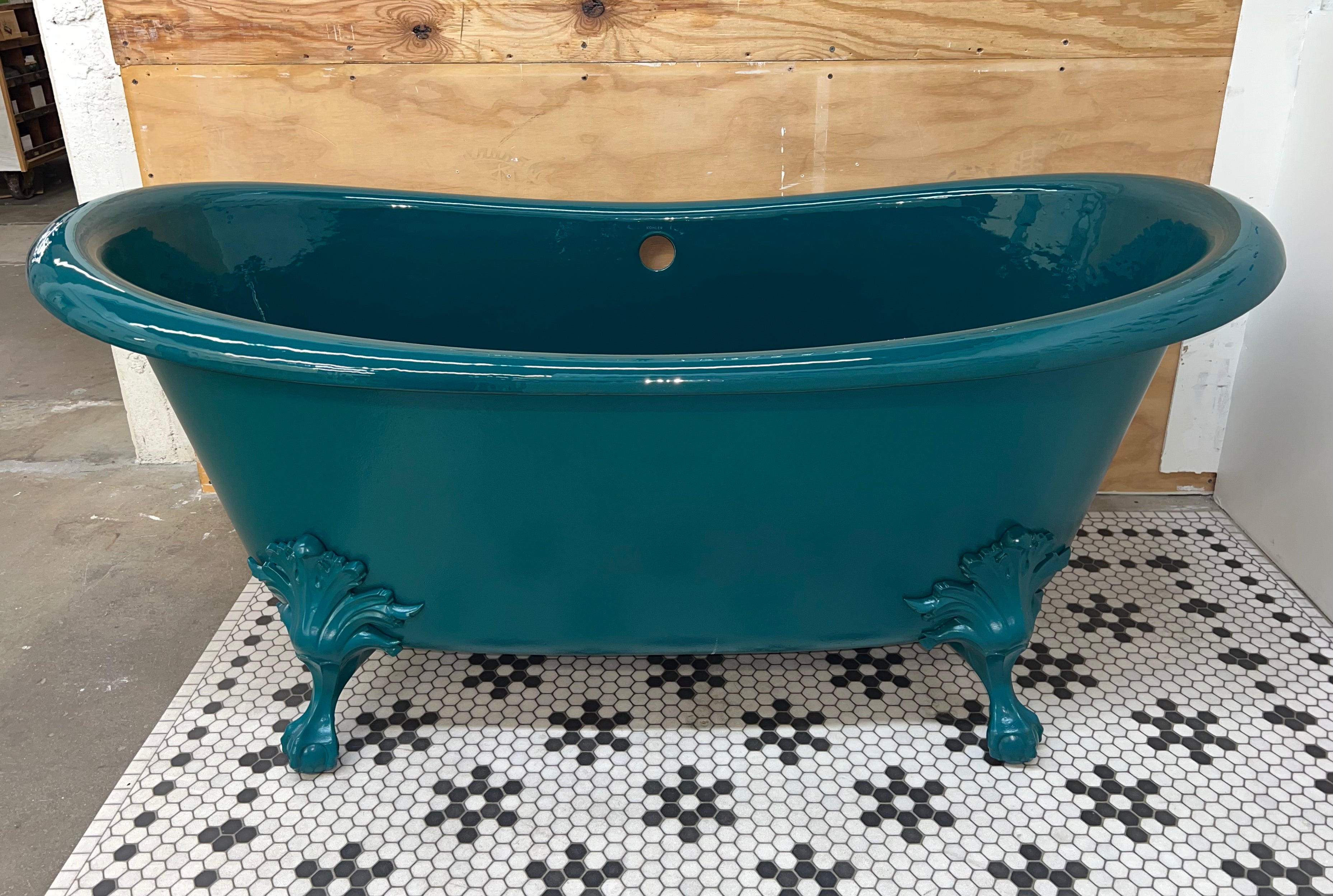 Kohler Set (Bathtub, Sink, and Toilet) Teal (TTS-102)