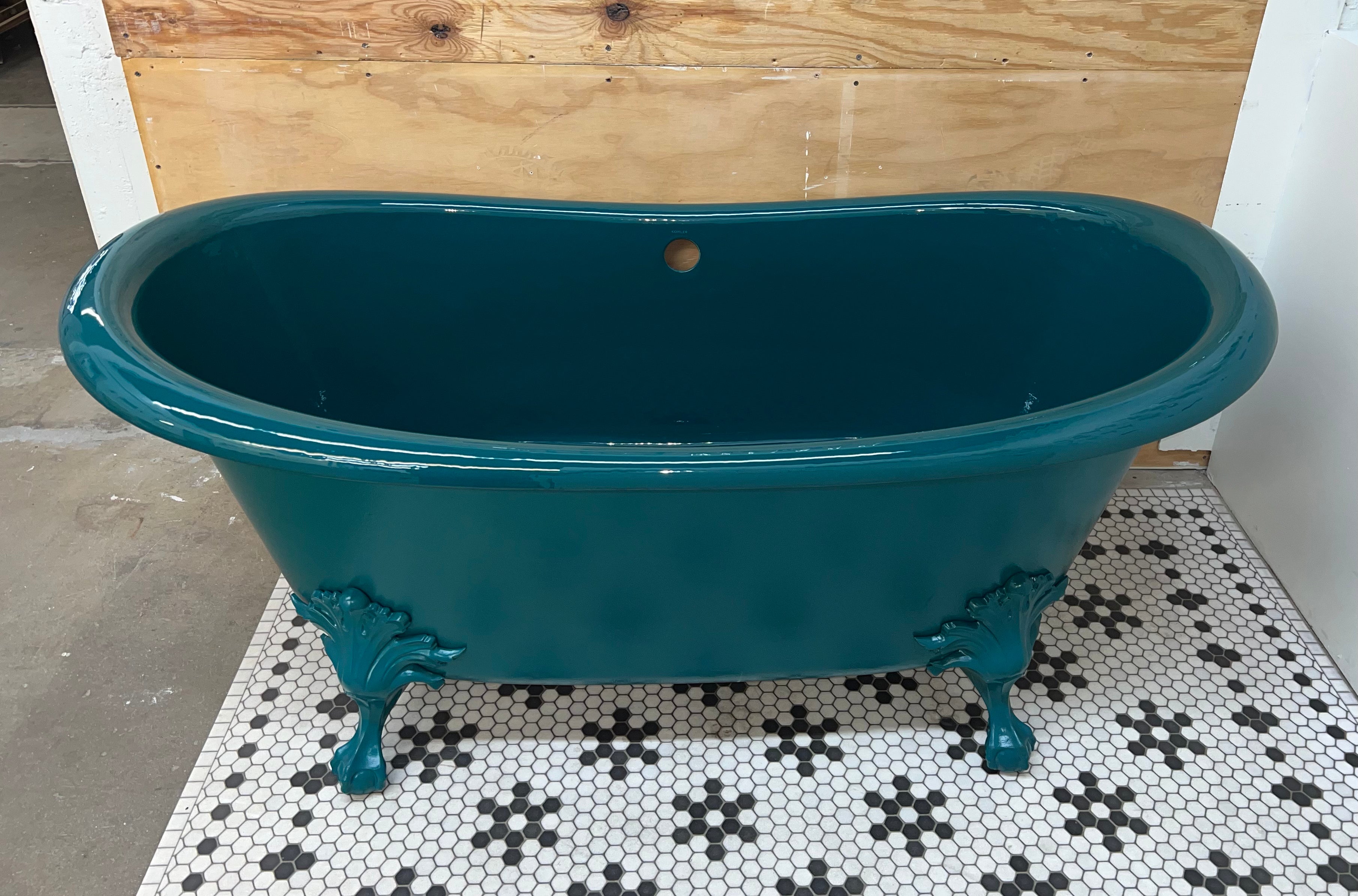 Kohler Set (Bathtub, Sink, and Toilet) Teal (TTS-102)