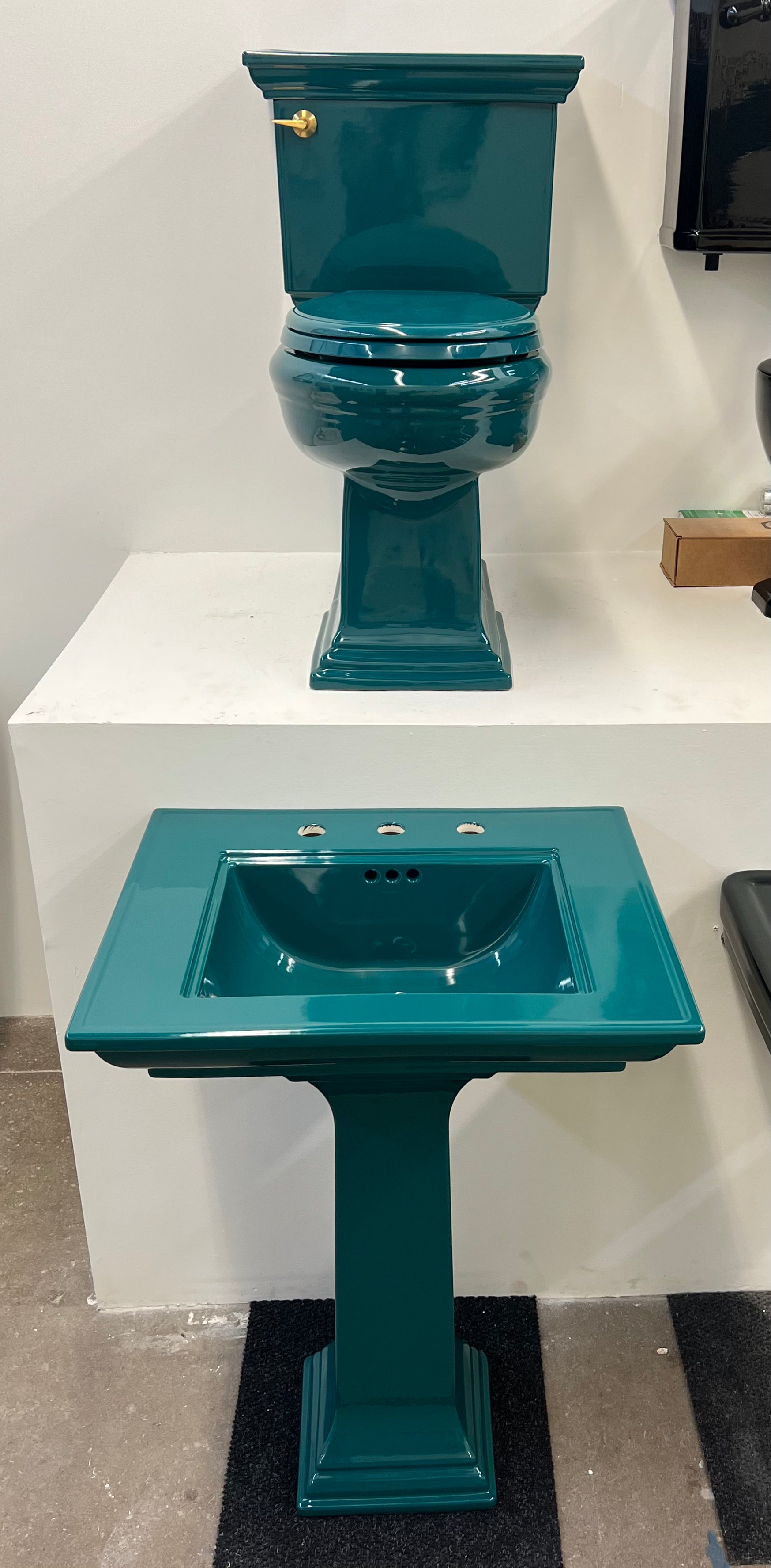 Kohler Set (Bathtub, Sink, and Toilet) Teal (TTS-102)