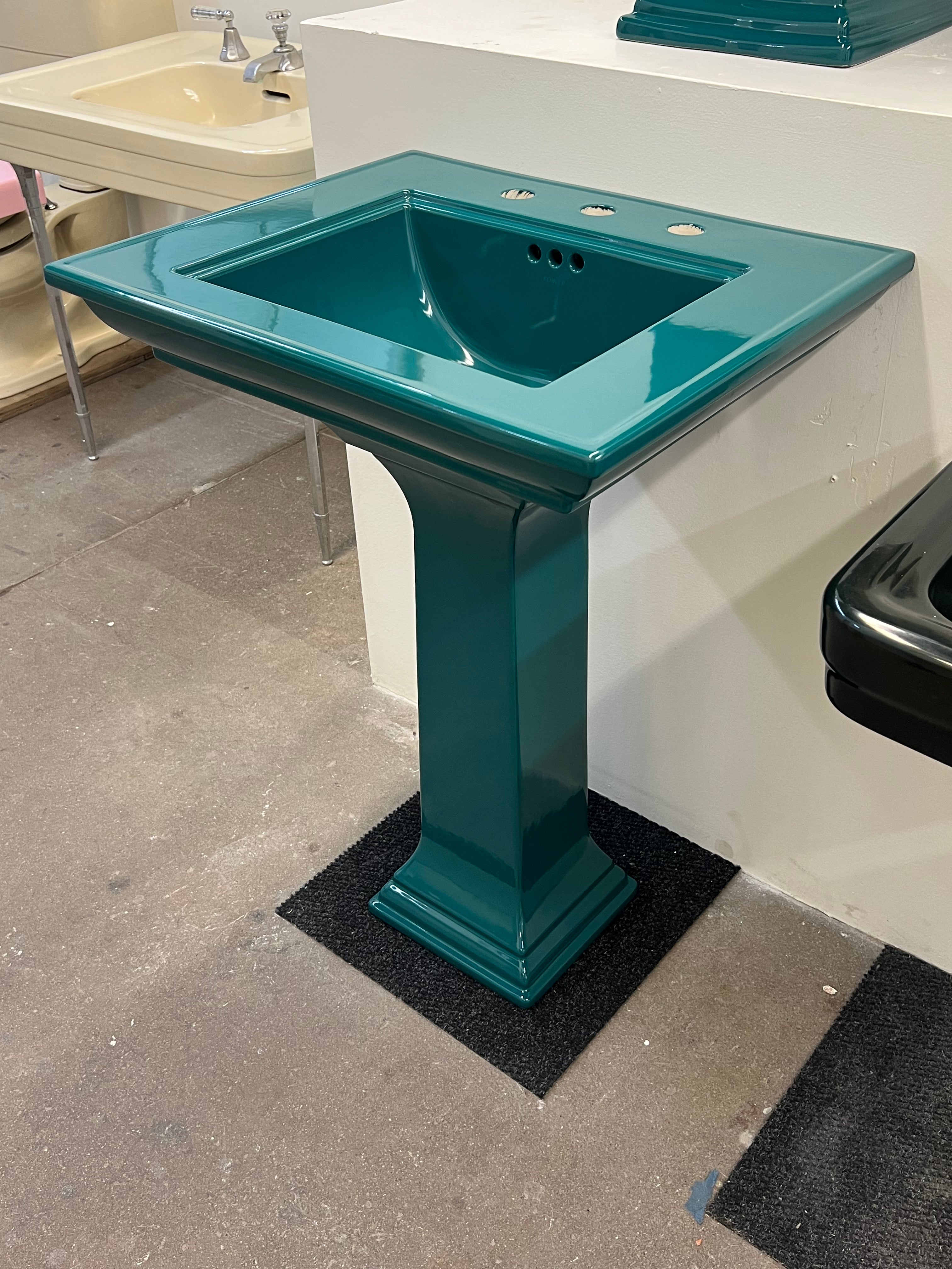 Kohler Set (Bathtub, Sink, and Toilet) Teal (TTS-102)
