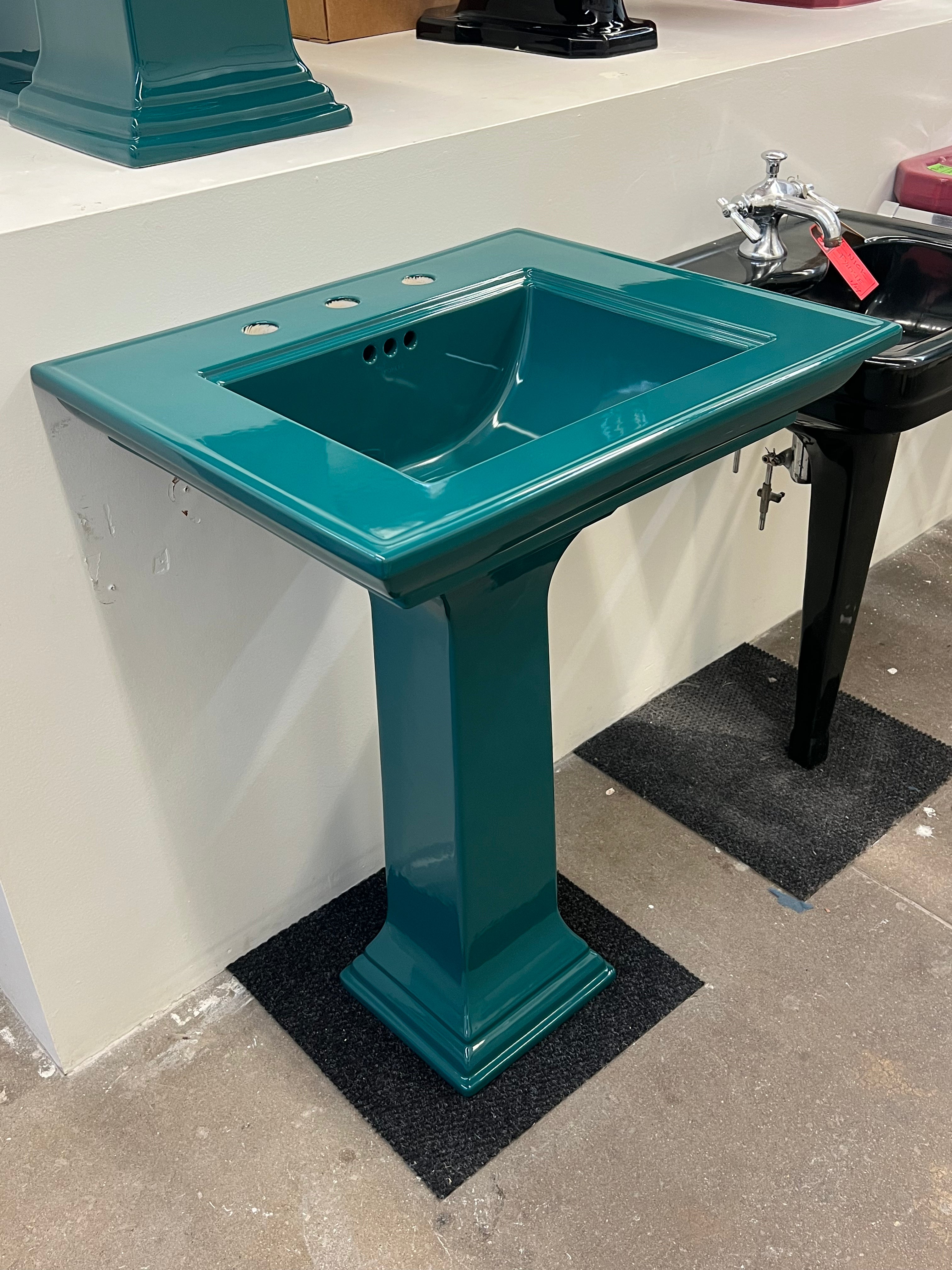 Kohler Set (Bathtub, Sink, and Toilet) Teal (TTS-102)