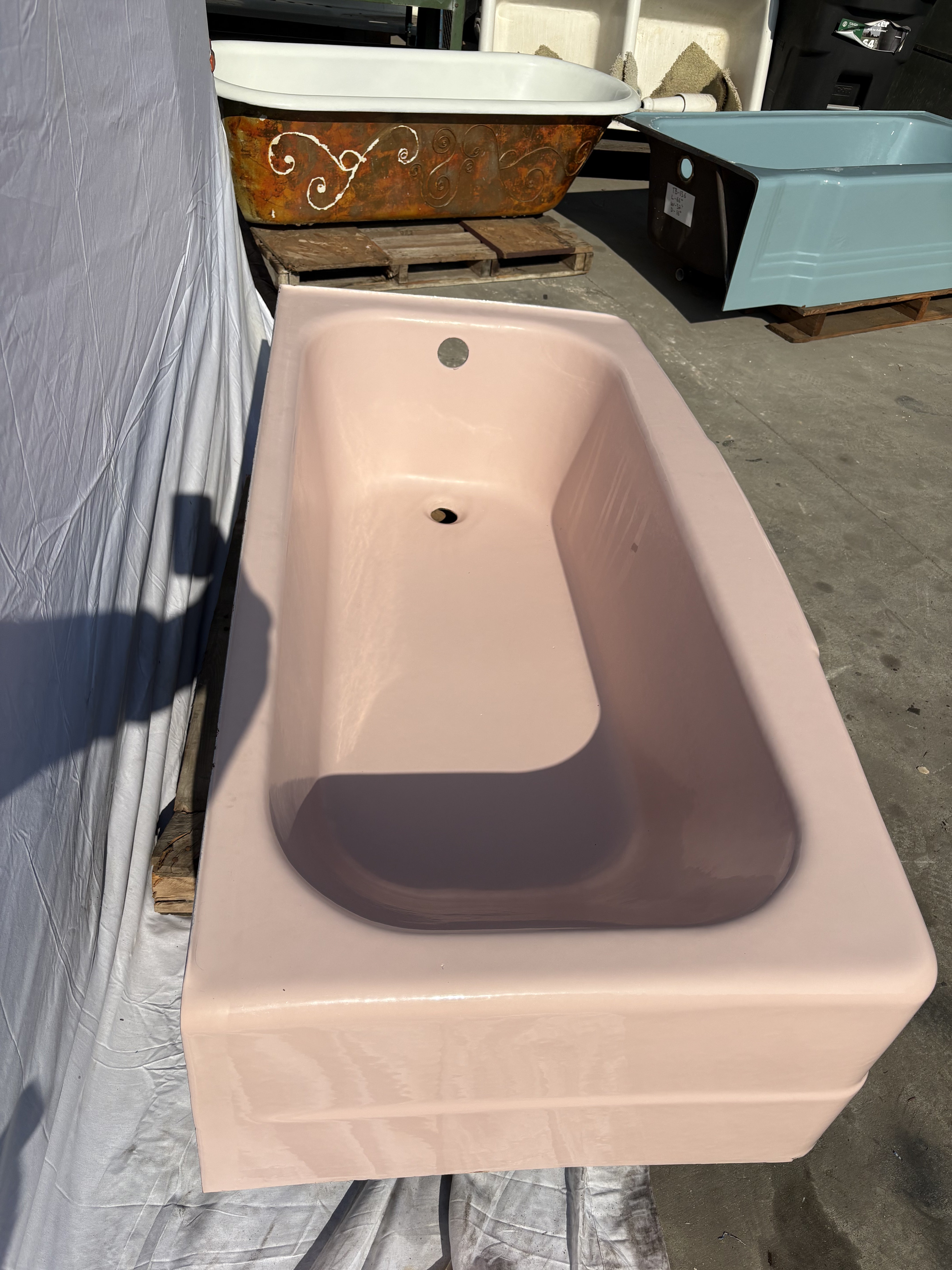 60.5" Left Corner Pink (TB-143)