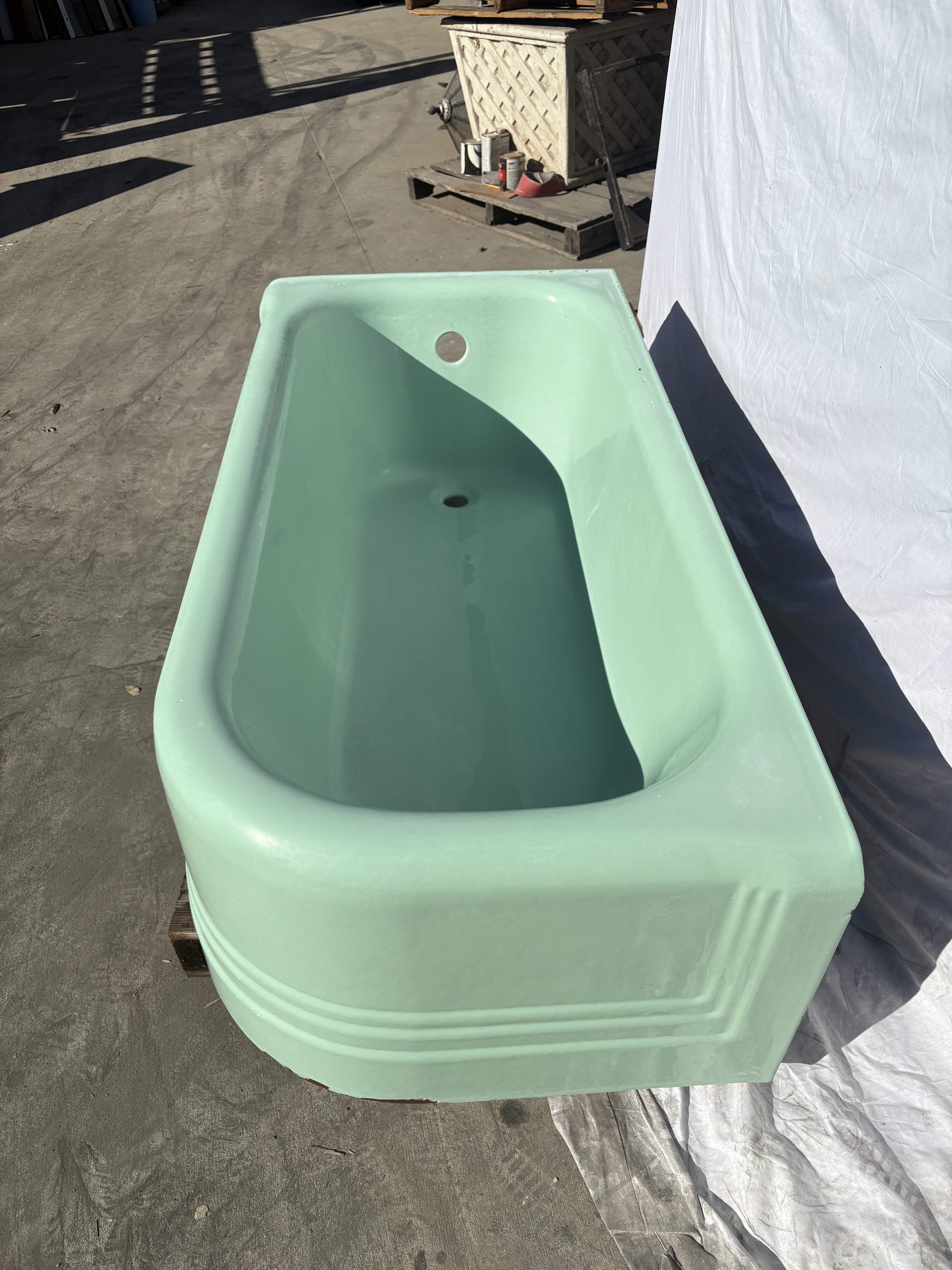 61" Right Corner Green (TB-166)