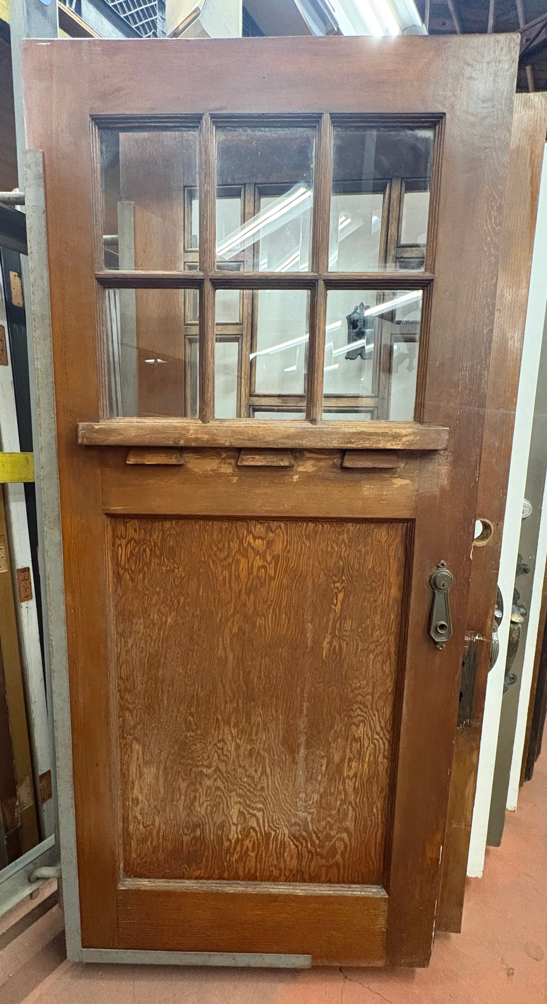 6 Light Entry Door w/ drip ledge (ED-381)