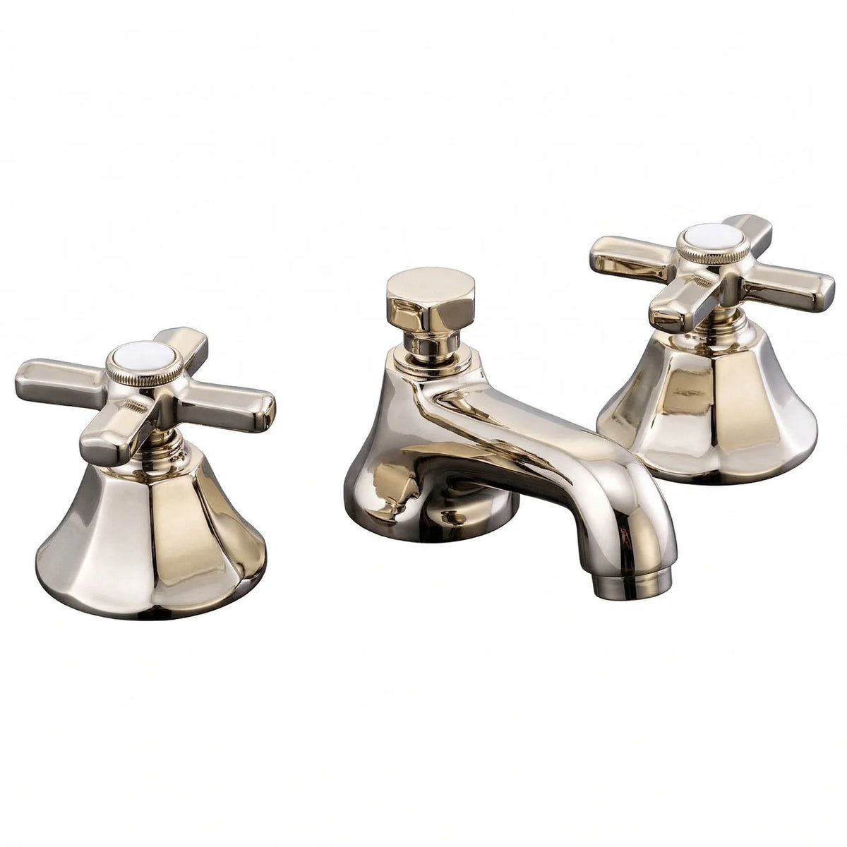 Strom Mississippi Deco Widespread Lav Nickel Faucet P0152