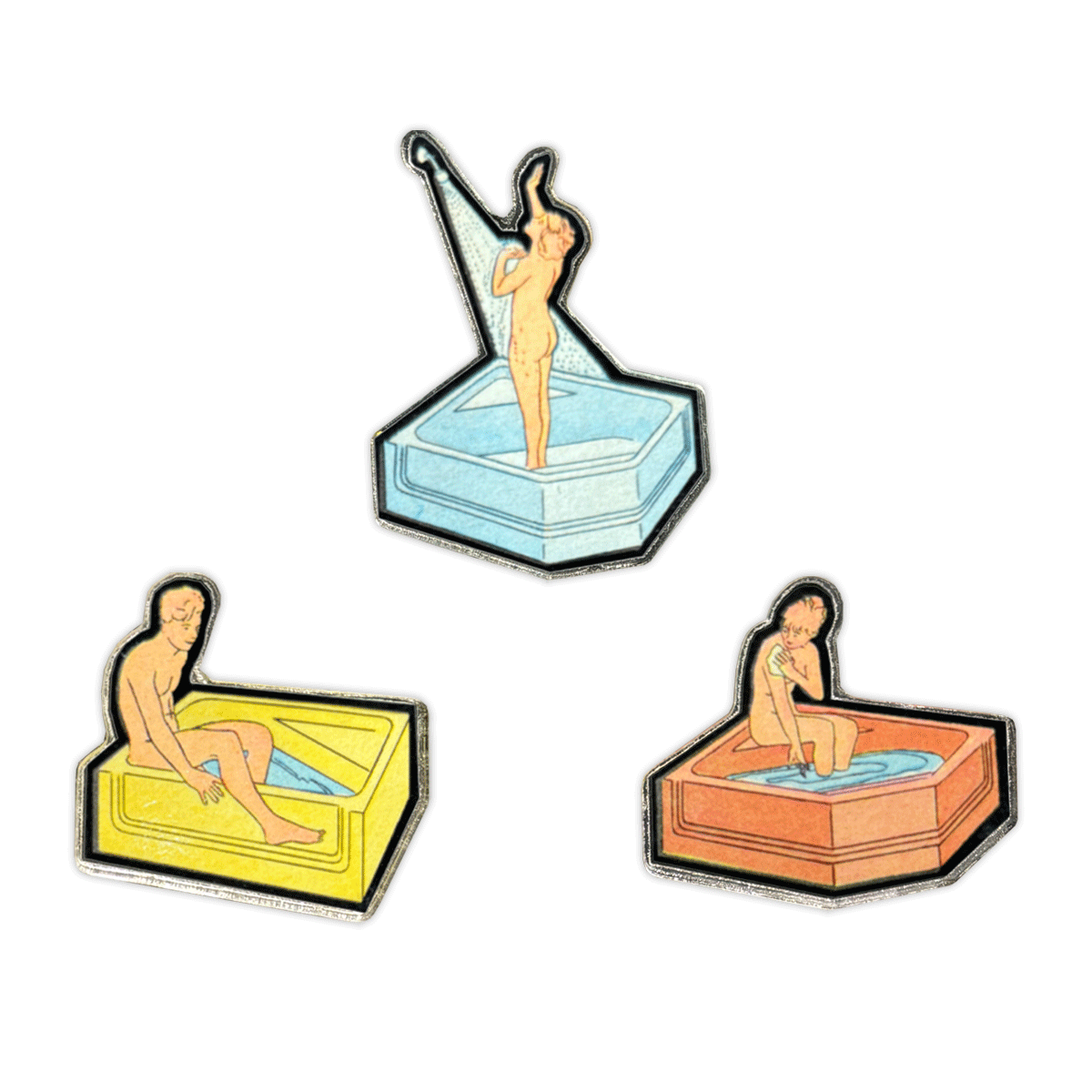Merch Motel - Bath Pin Pack