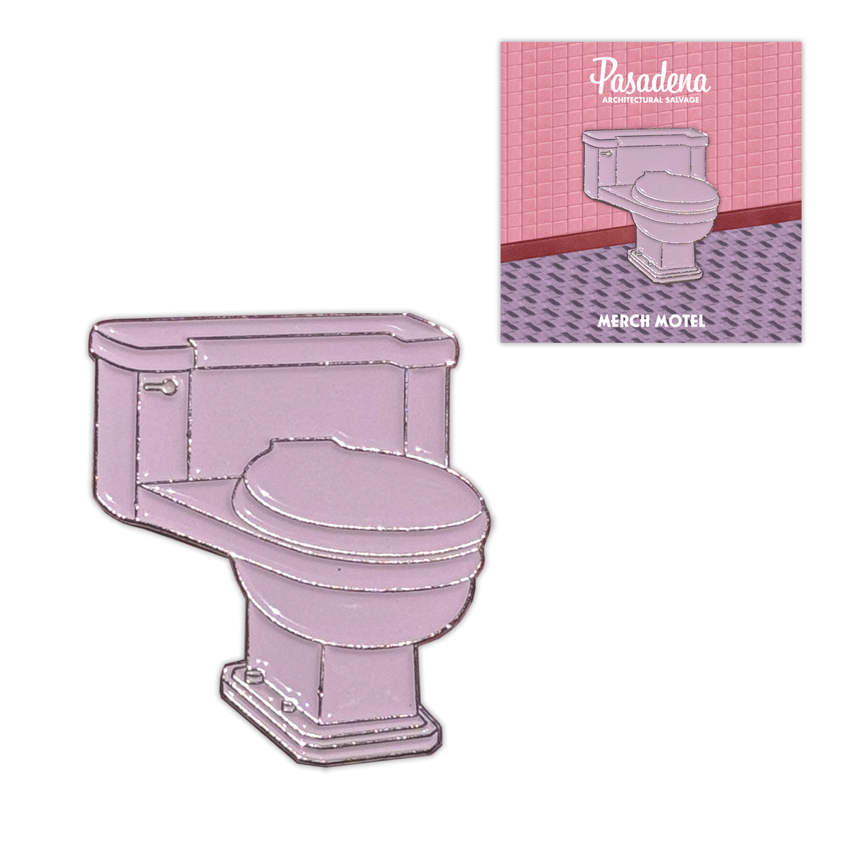 Merch Motel - Toilet Pin