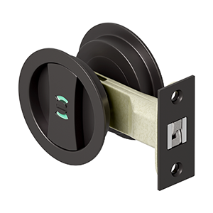 Deltana Pocket Door Lock (Round)