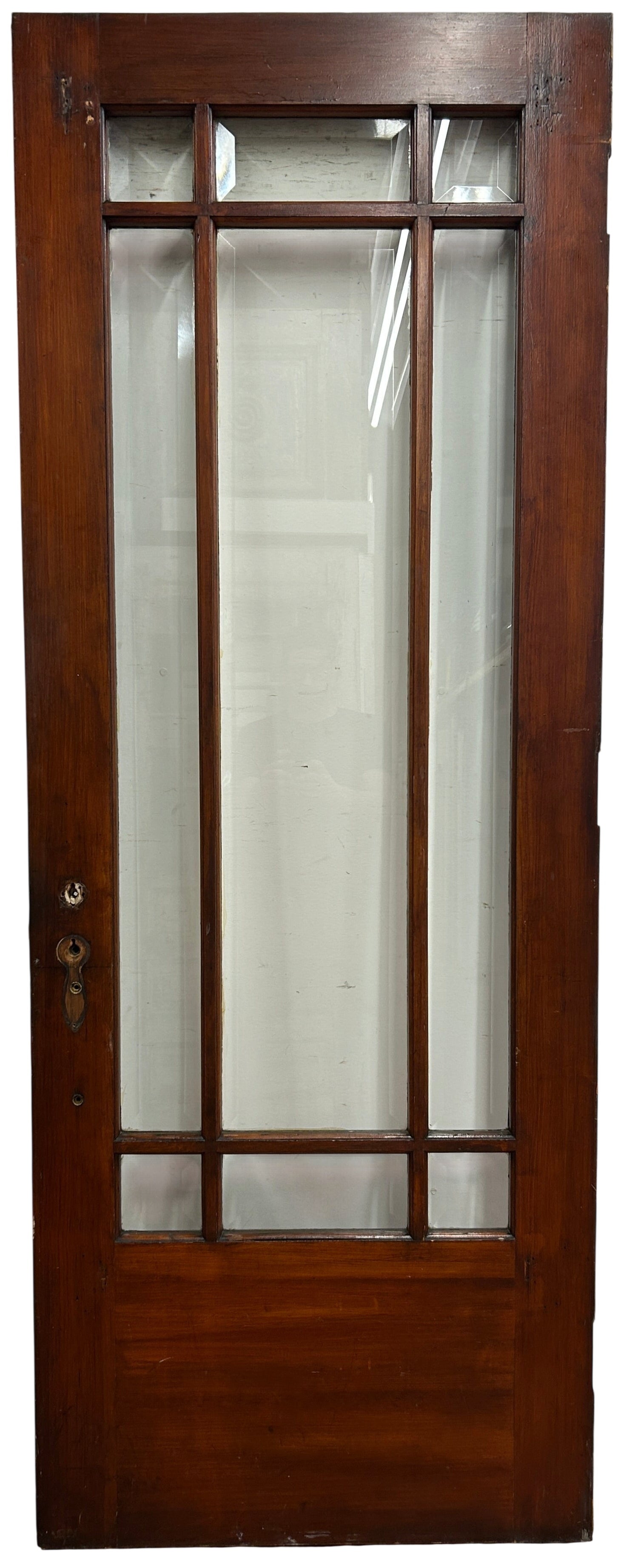 9-Light Entry Door w/ Beveled Glass (ED-354)