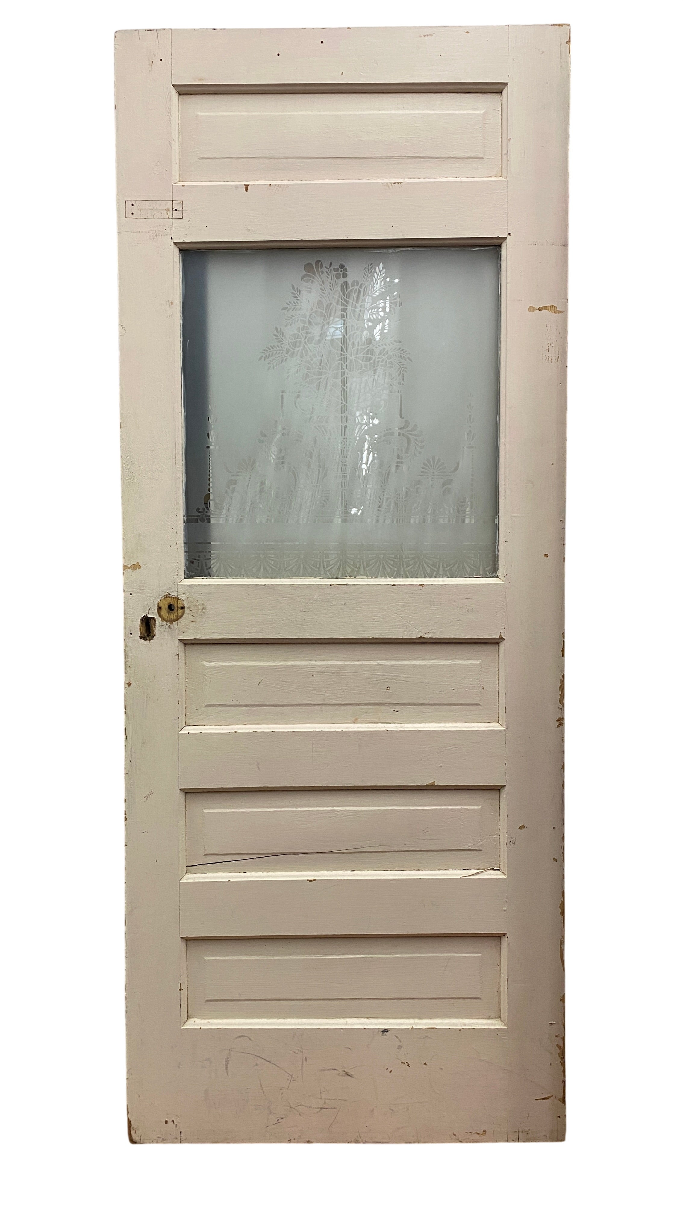1-Light/ 4-Panel "Pantry" Door w/ Etched Glass (BD-106)