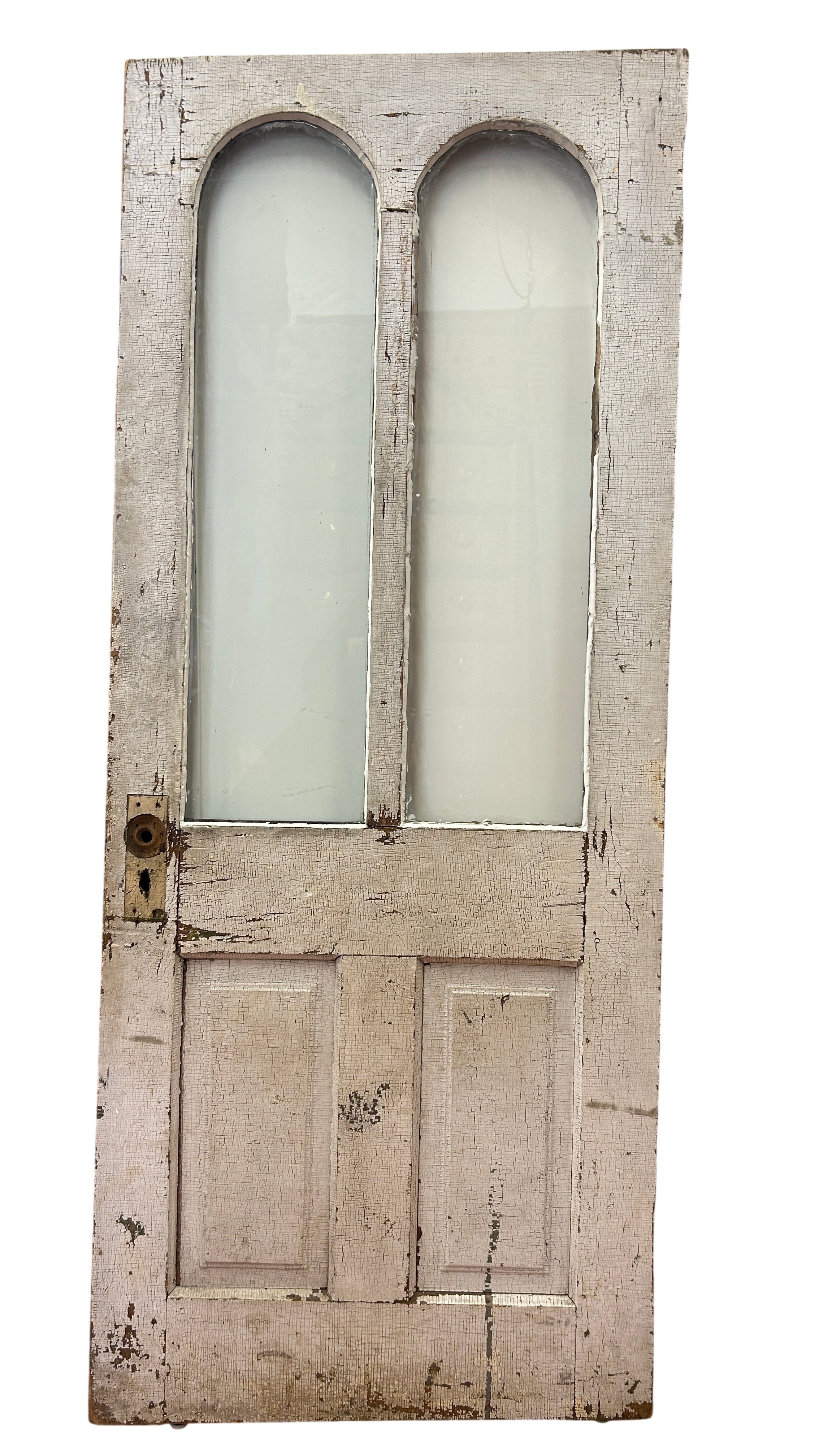 2-Light/ 2-Panel Arched-Glass Back Door (BD-294)