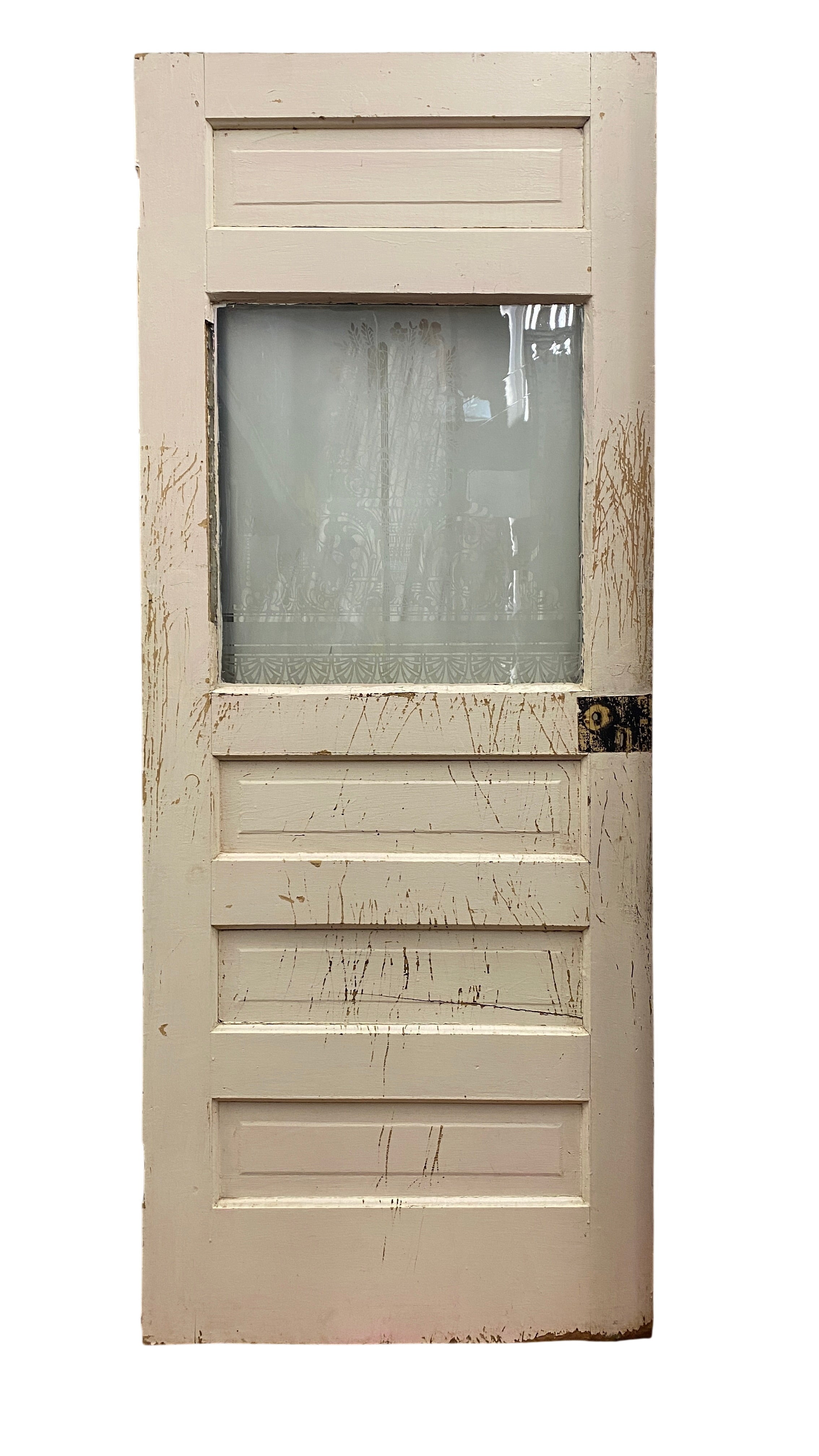 1-Light/ 4-Panel "Pantry" Door w/ Etched Glass (BD-106)