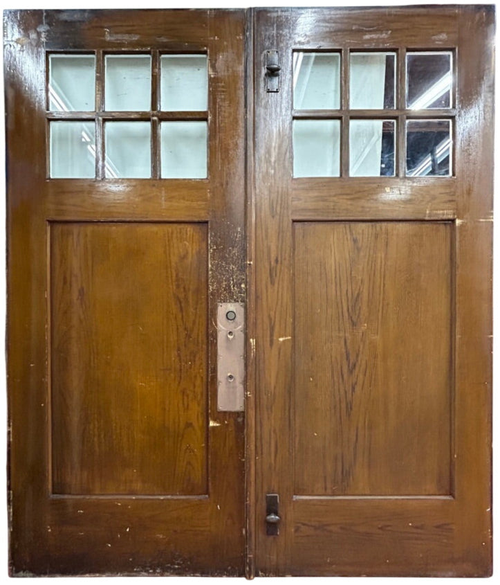6-Light / 1-Panel Door Pair (FDP-249)