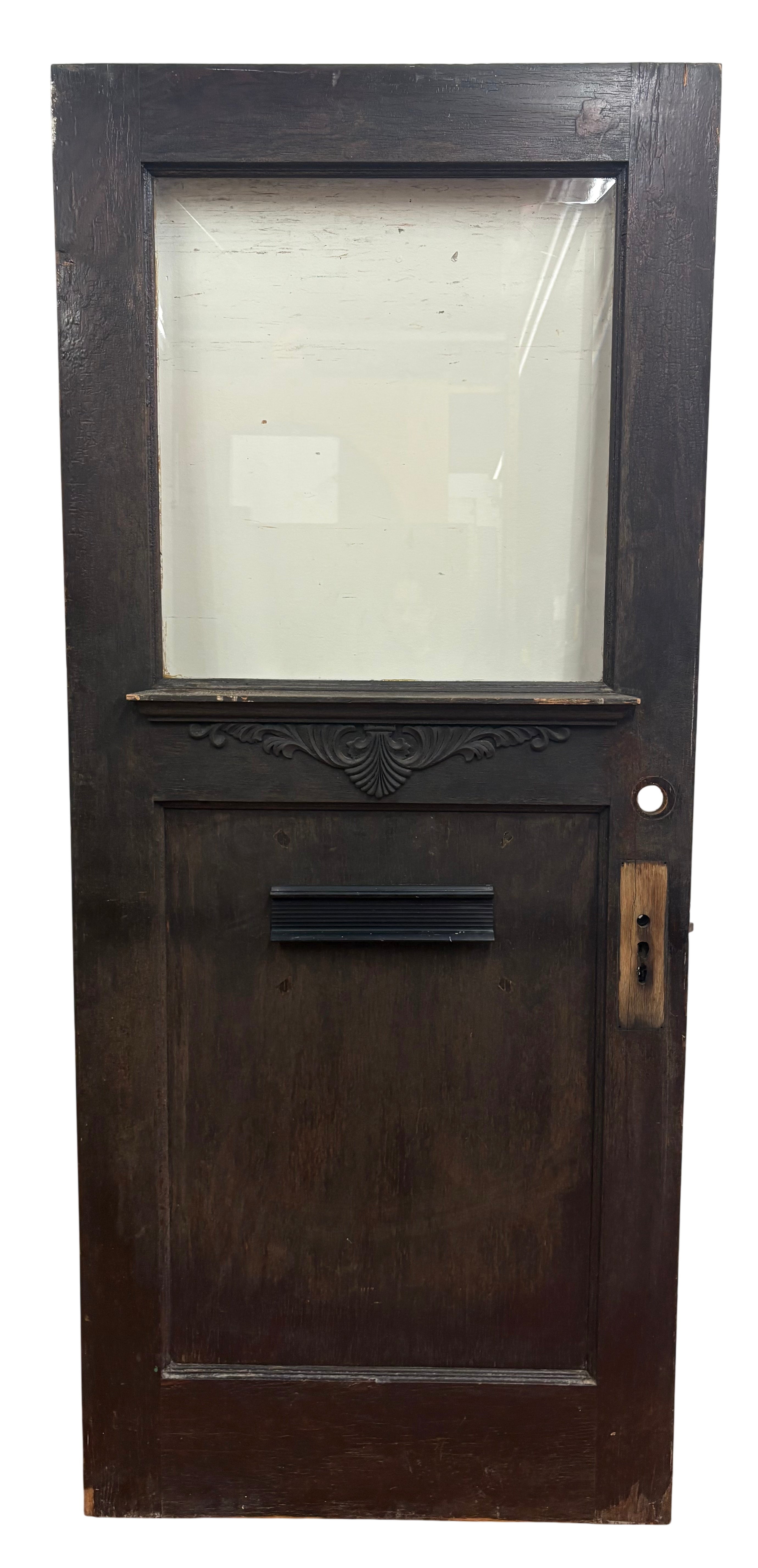 1 Light 1FP Bev Glass Entry Door (ED-417)
