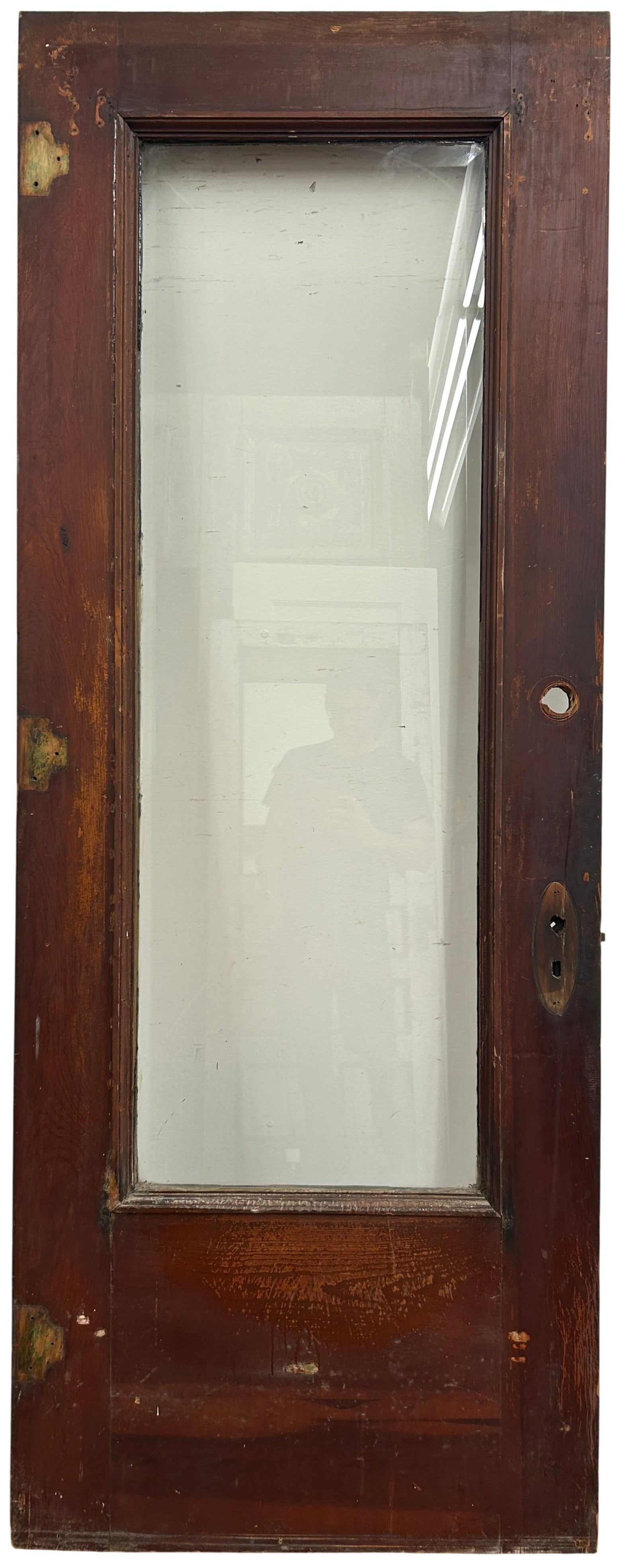 1-Light Bev. Glass Entry Door w/ Detailing (ED-358)