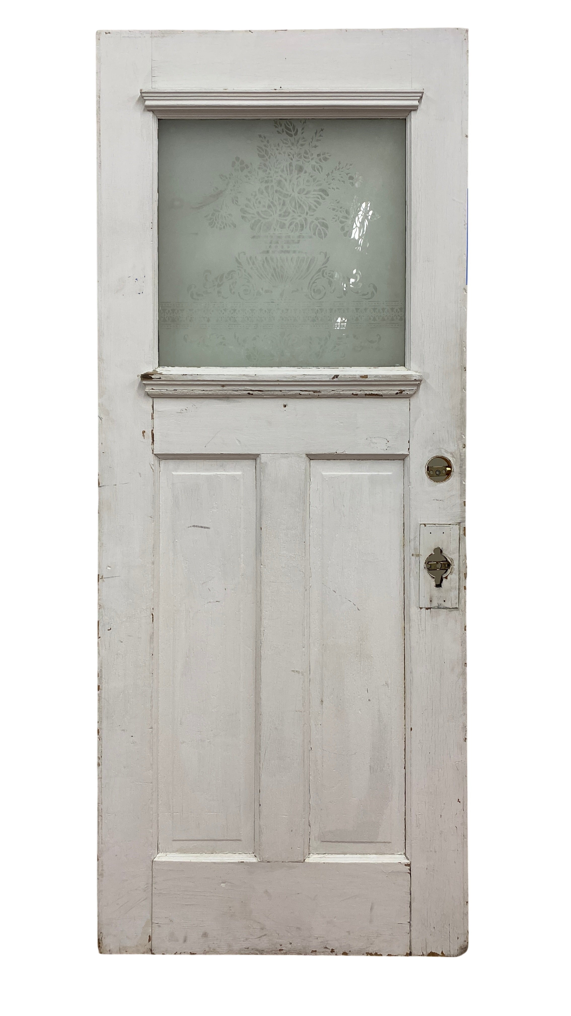 1-Light/ 2-Panel "Pantry" Door w/ Etched Glass (BD-91)