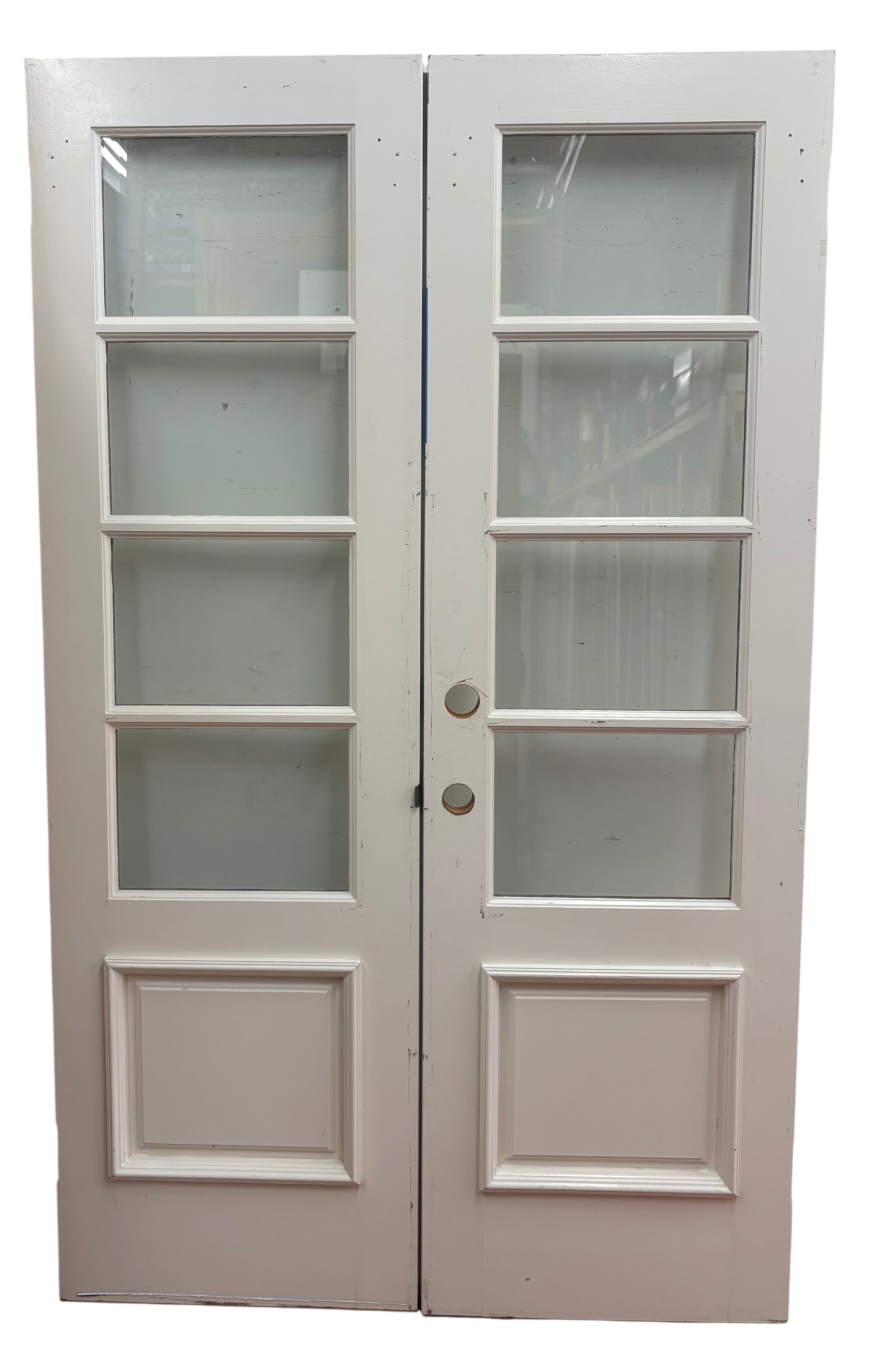 4-Light 1 Panel French Door Pair (FDP-326)