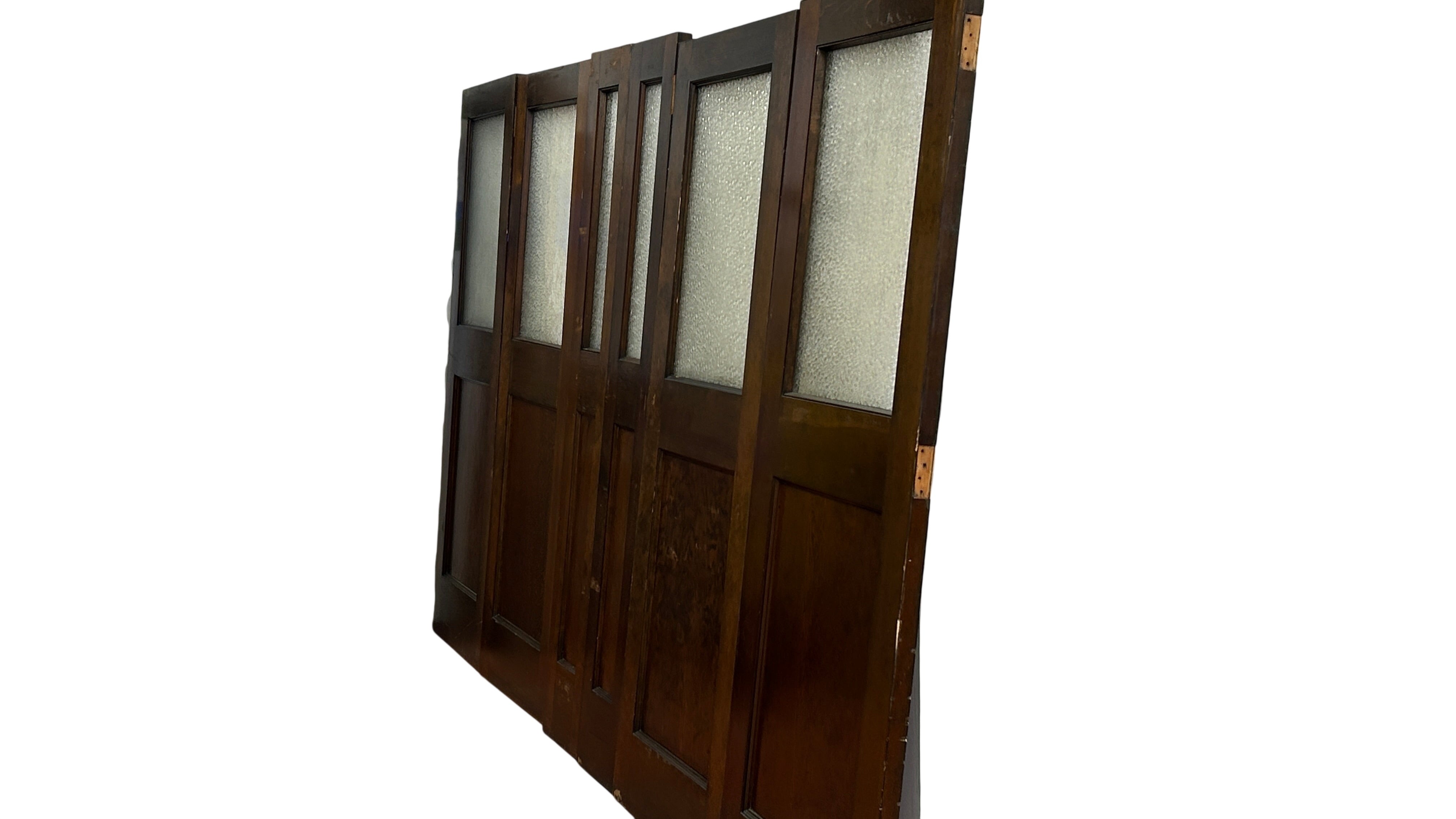 6 Pc. Accordion Door Set w/ Starburst Glass (XD-70)