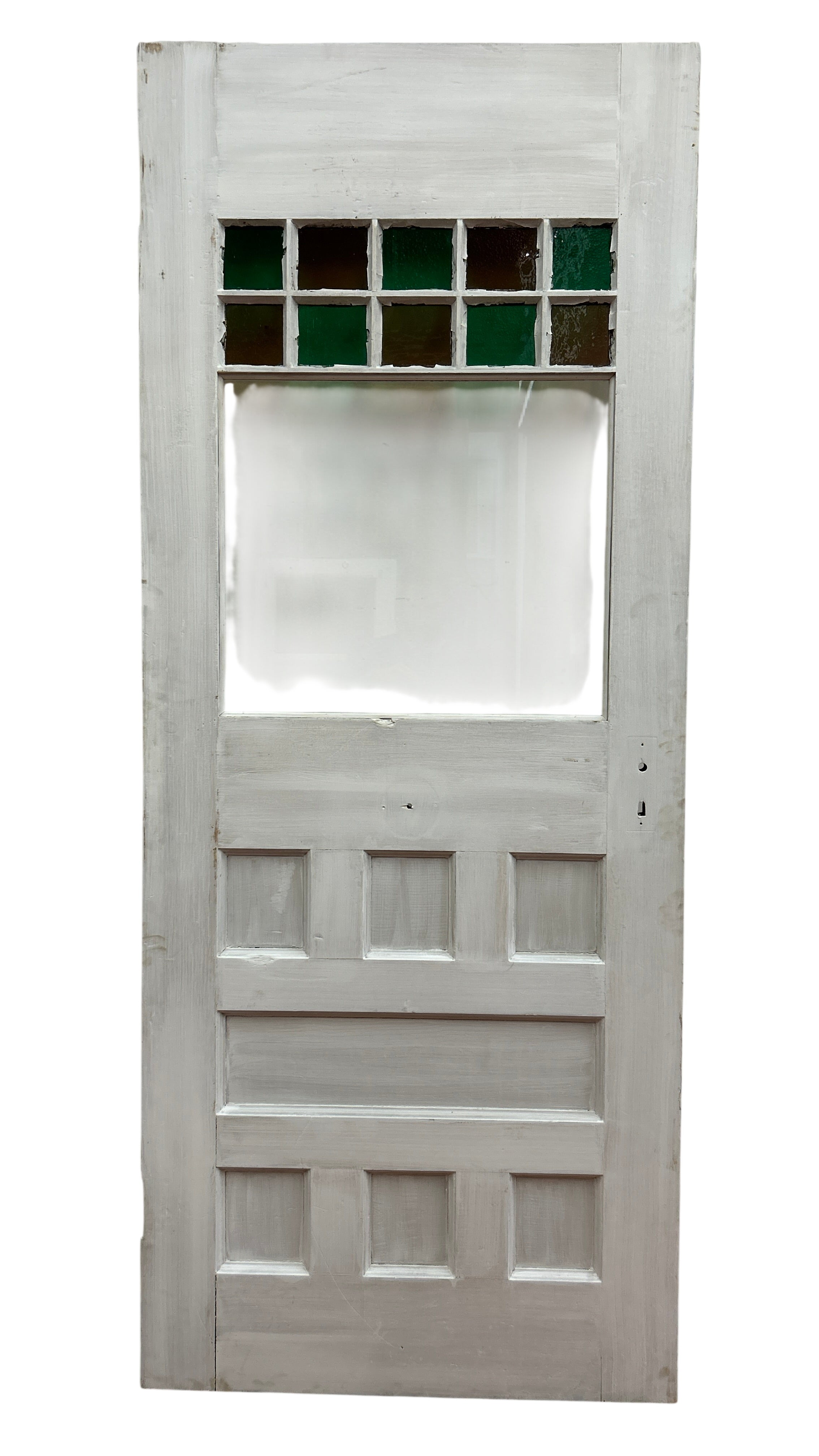 11-Light/ 7-Panel Entry Door w/ Stained Glass (ED-226)
