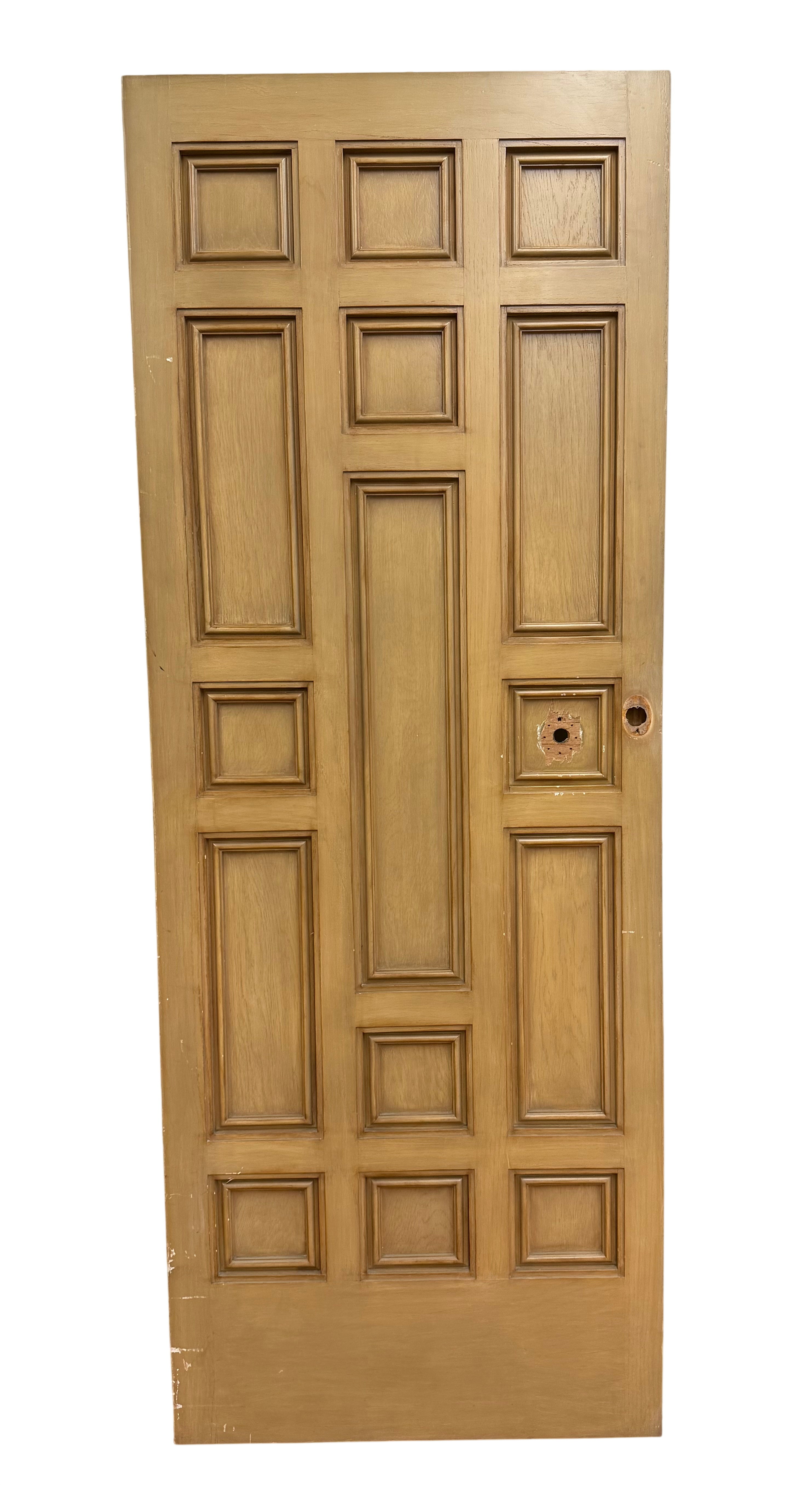 (XD-118) Multi Panel Oak Door