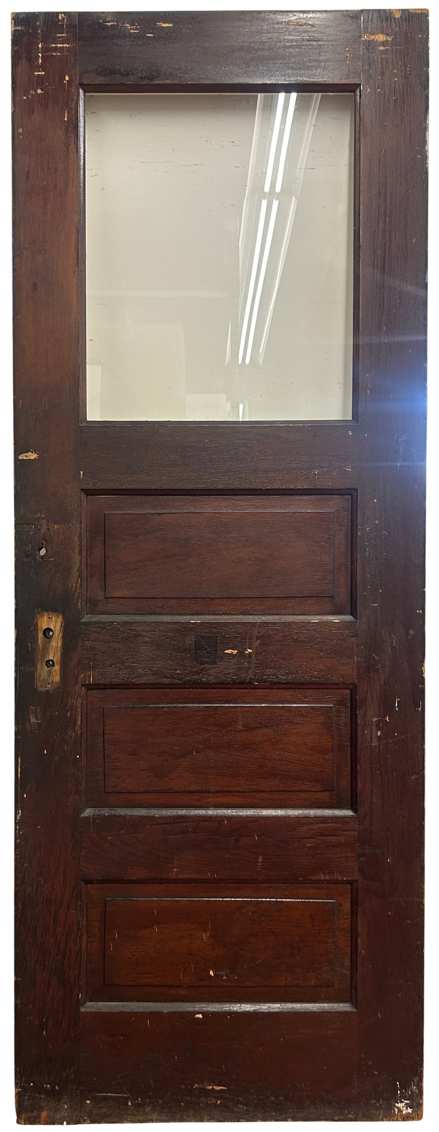 1-Light/ 3-Panel Back Door w/ Raised Detailing (BD-413)