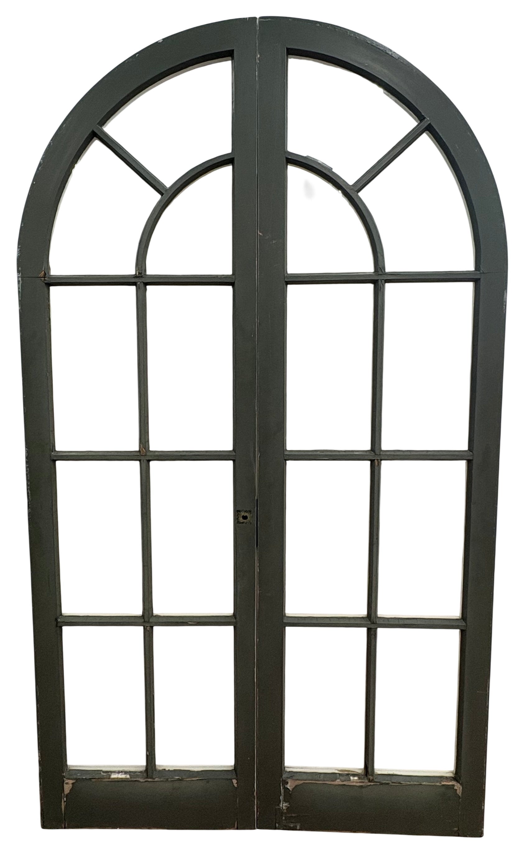 9-Light Arched French Door Pair (FDP-297)