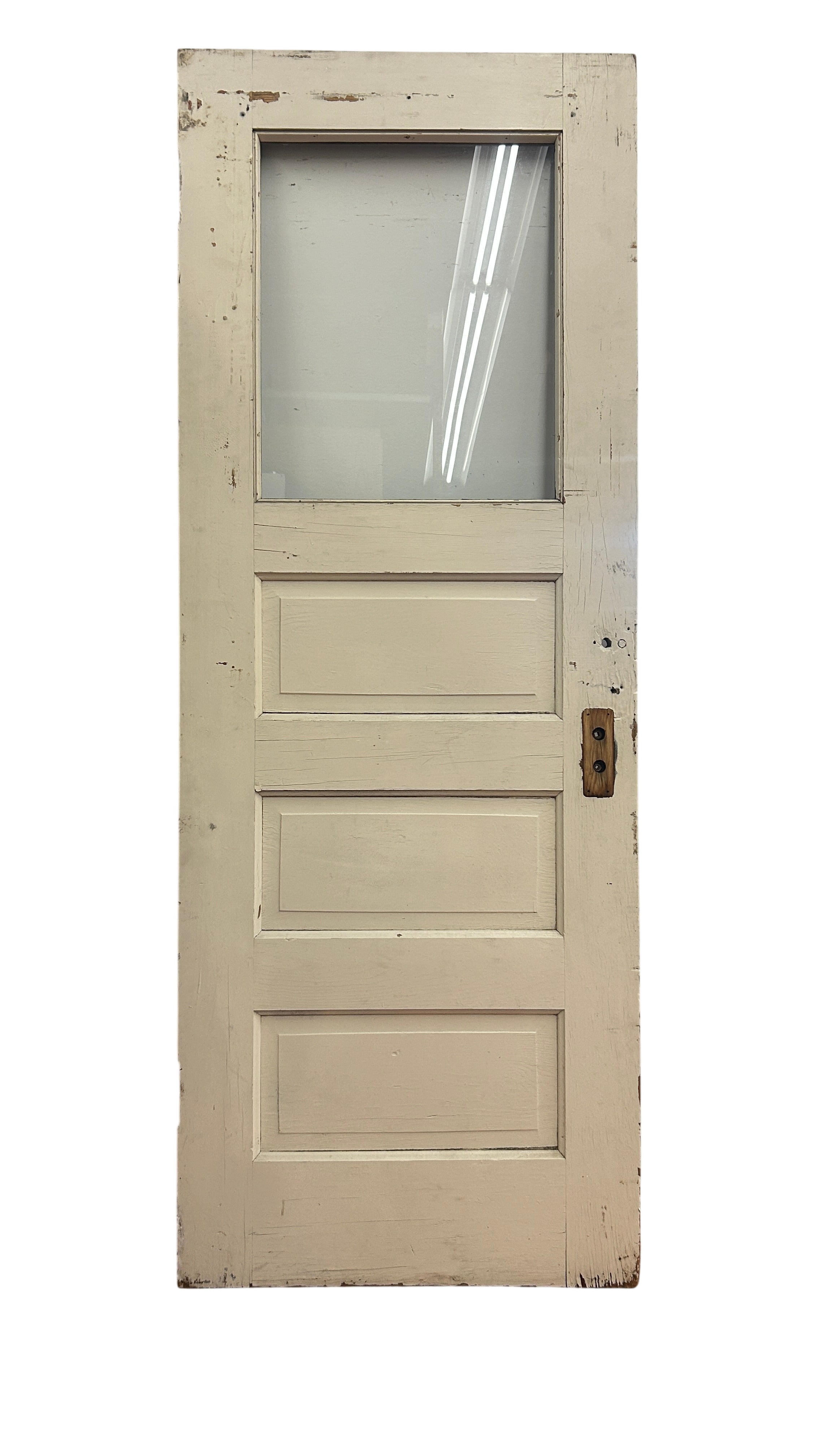 1-Light/ 3-Panel Back Door w/ Raised Detailing (BD-413)