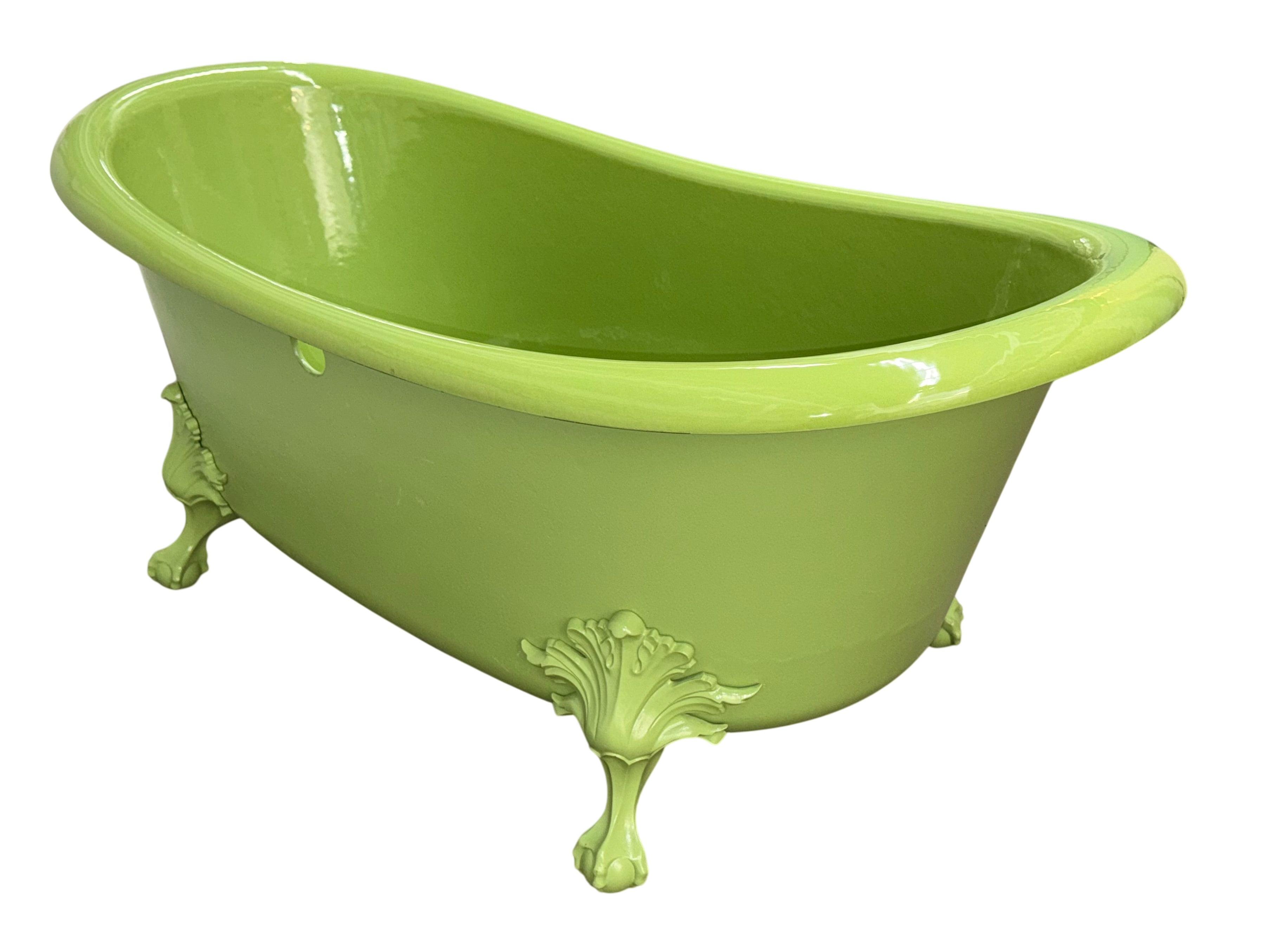 (TB-199) Kohler Artifacts Fresh Green Clawfoot Tub