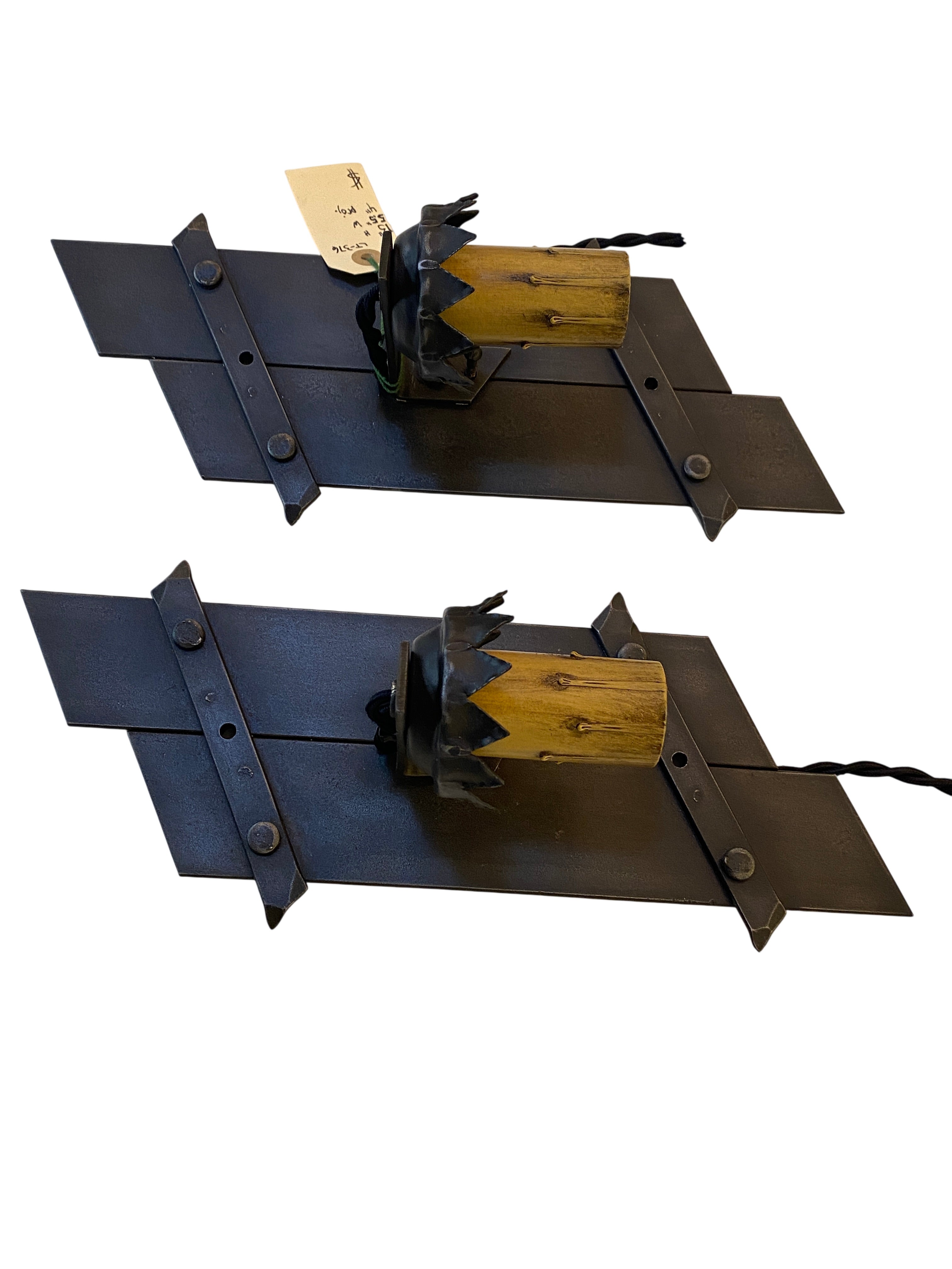 Offset 'Chevron' Sconce Pair- Single (LT-376.A)