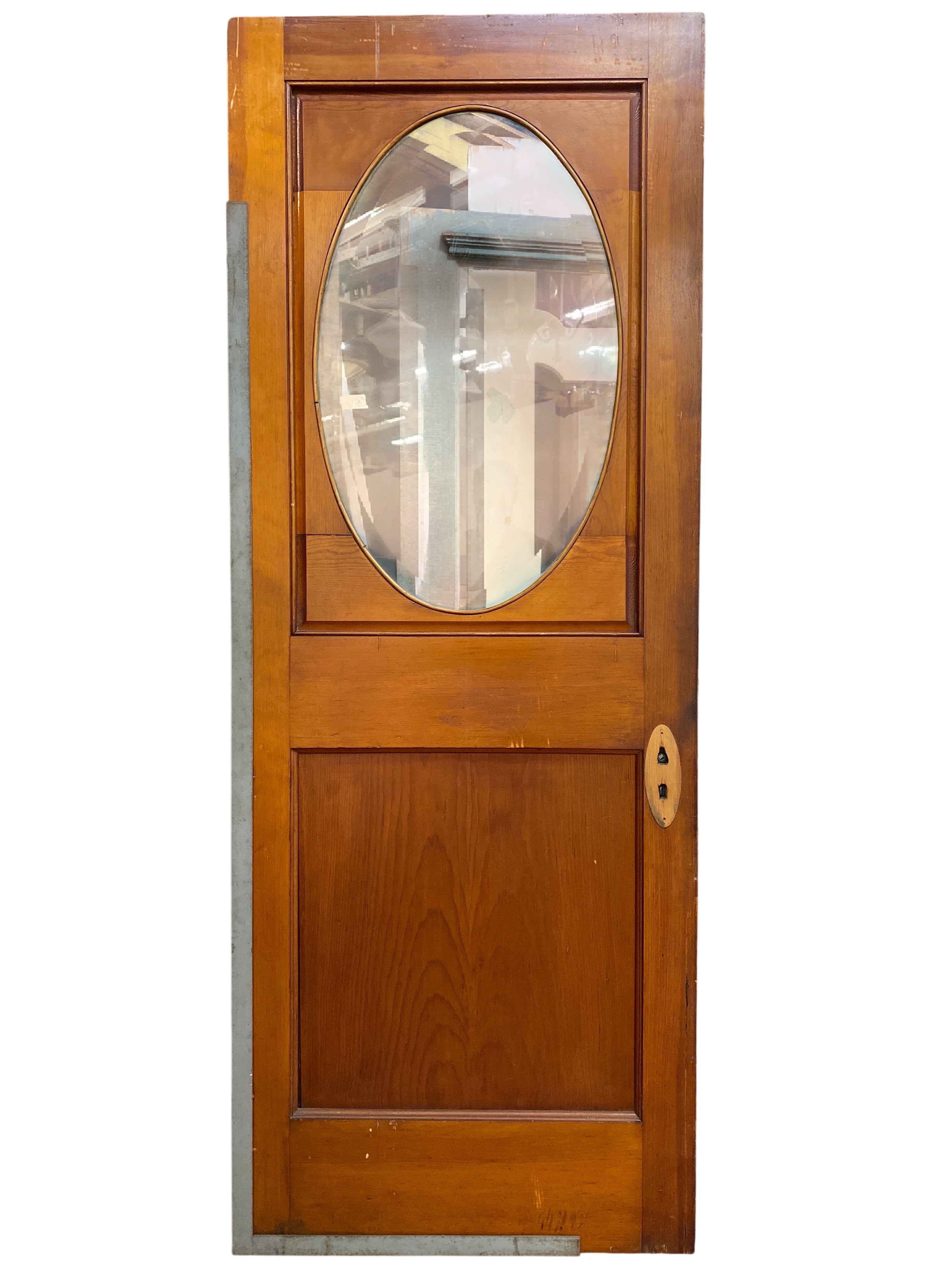 Beveled Oval Glass Entry Door (ED-6)