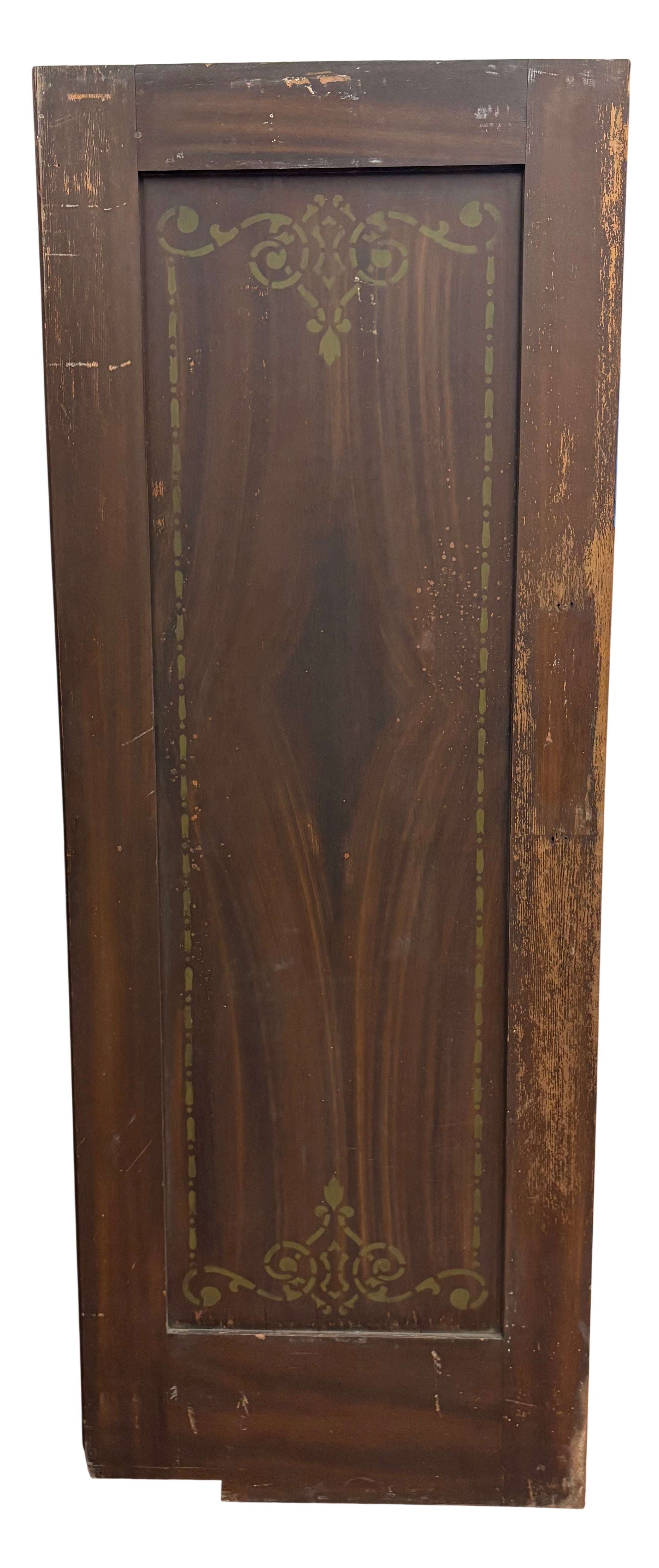 Stencil 1-Panel Swing Door (SW-90)