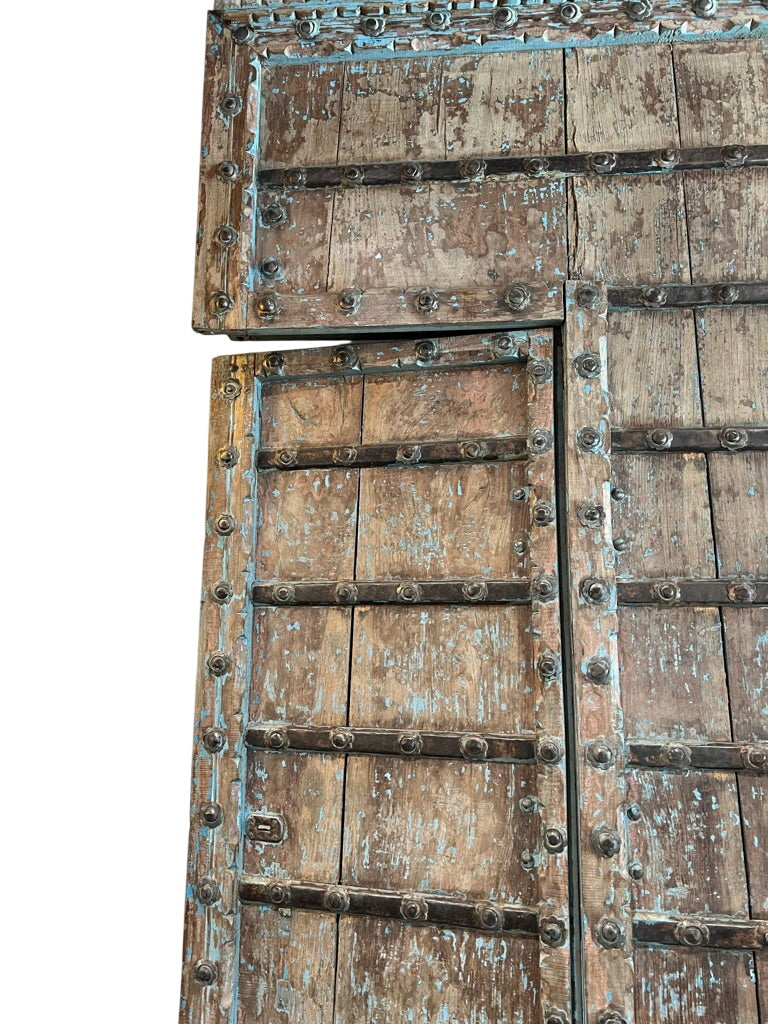 Lg. 'Wicket Gate' Door Pair w/ Metalwork (XD-35473)