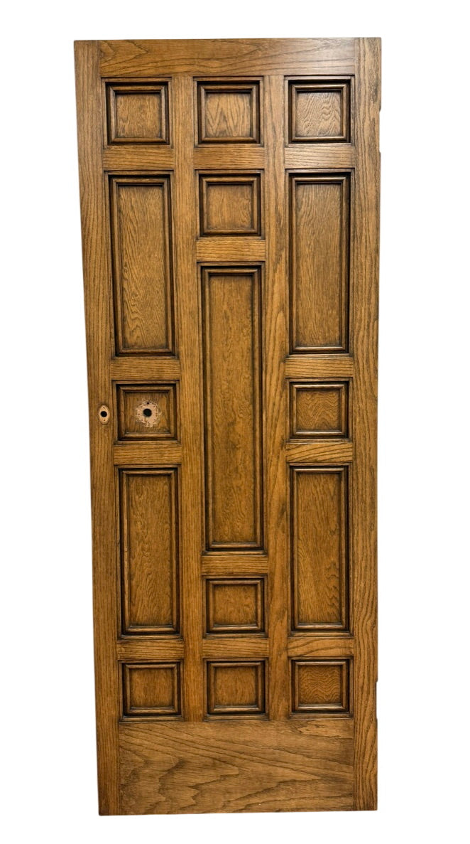 (XD-118) Multi Panel Oak Door