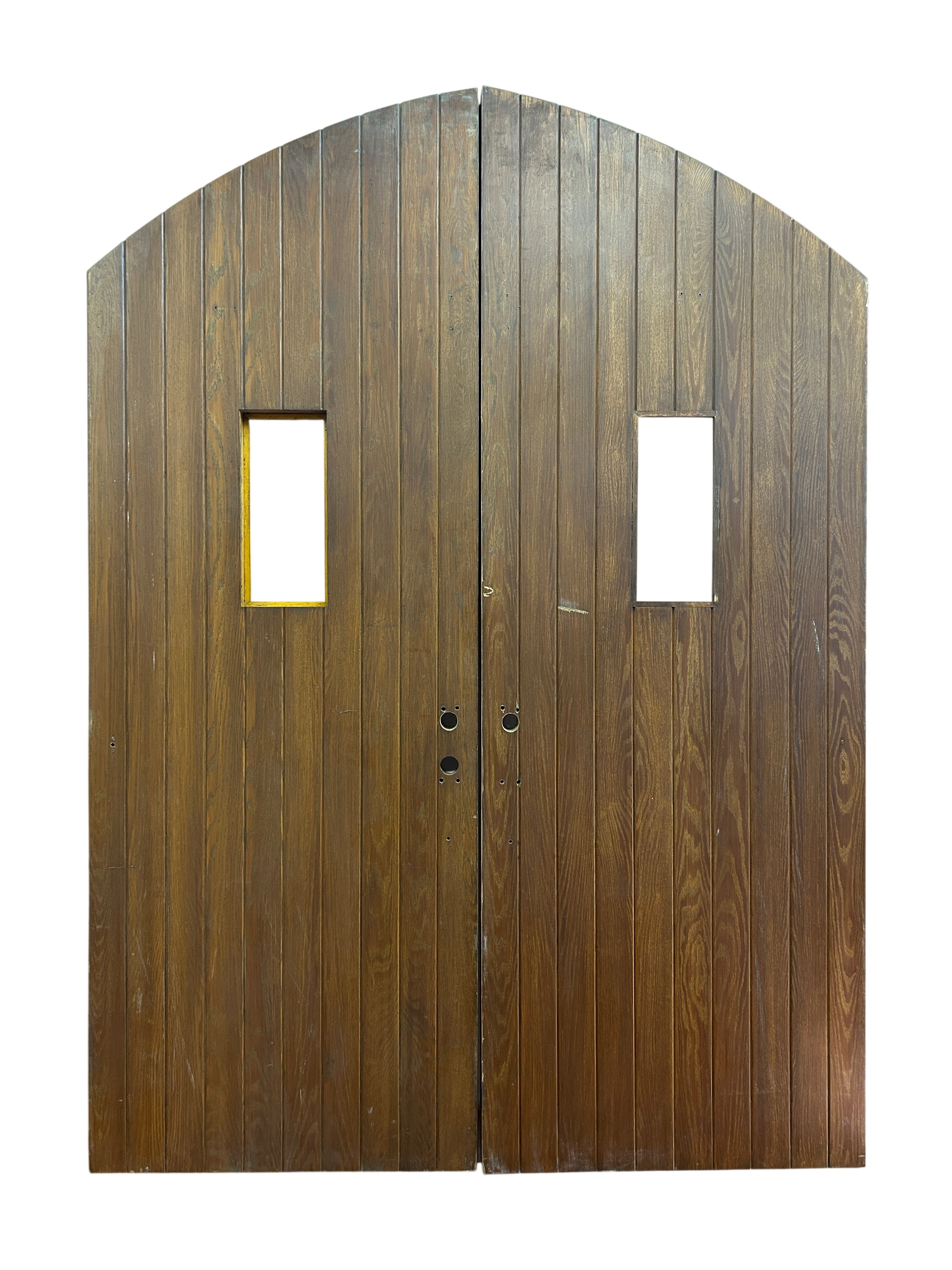1-Light Arched Plank Pair, Oak (XD-65)