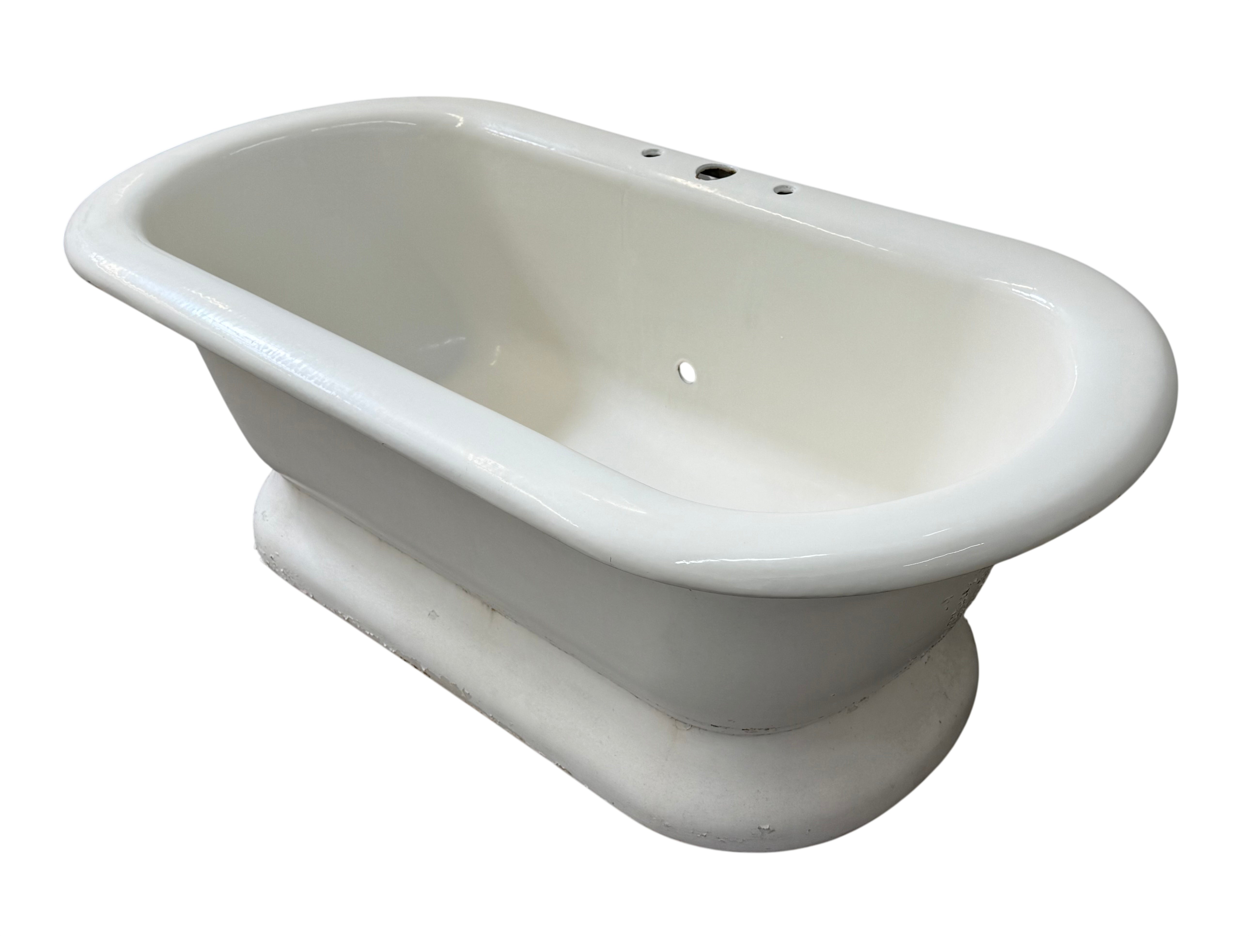 (TB-196) Skirted Center Fill Tub