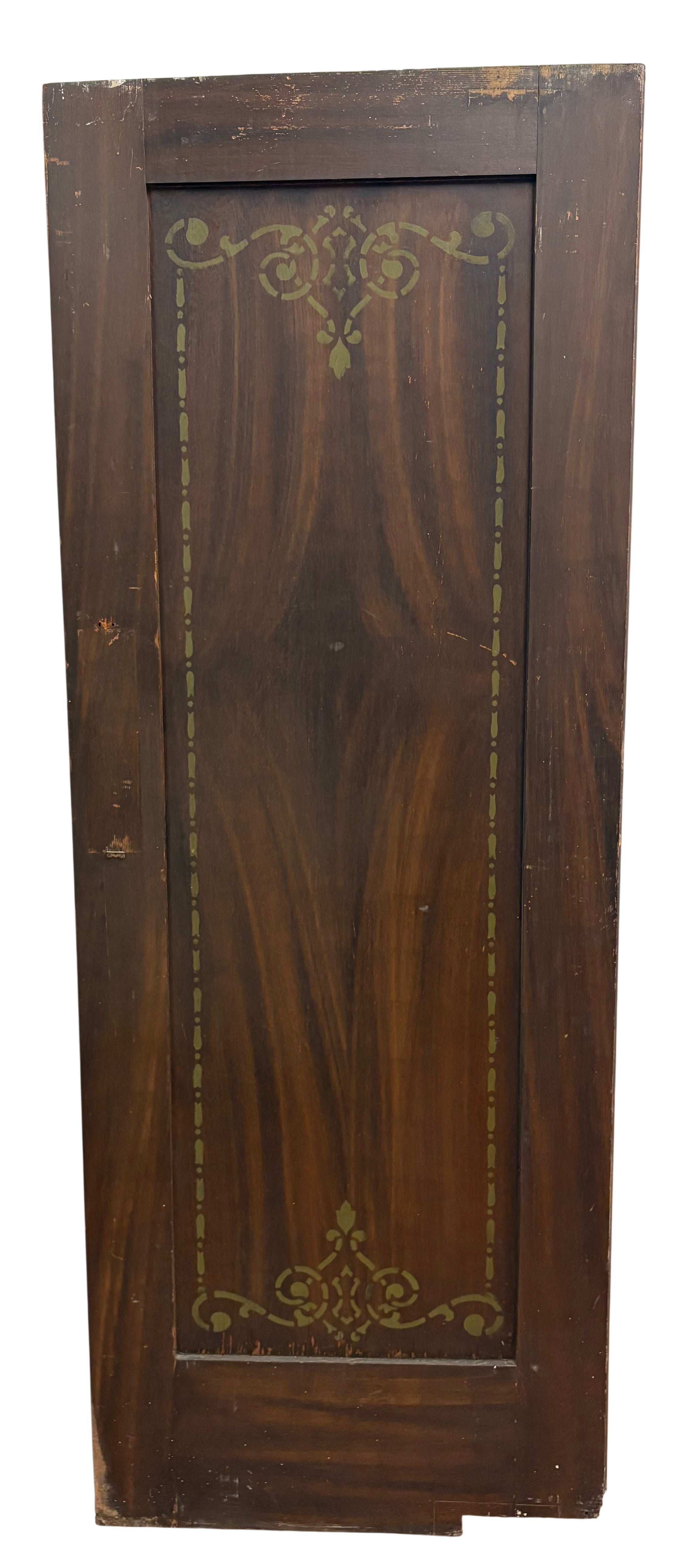 Stencil 1-Panel Swing Door (SW-90)