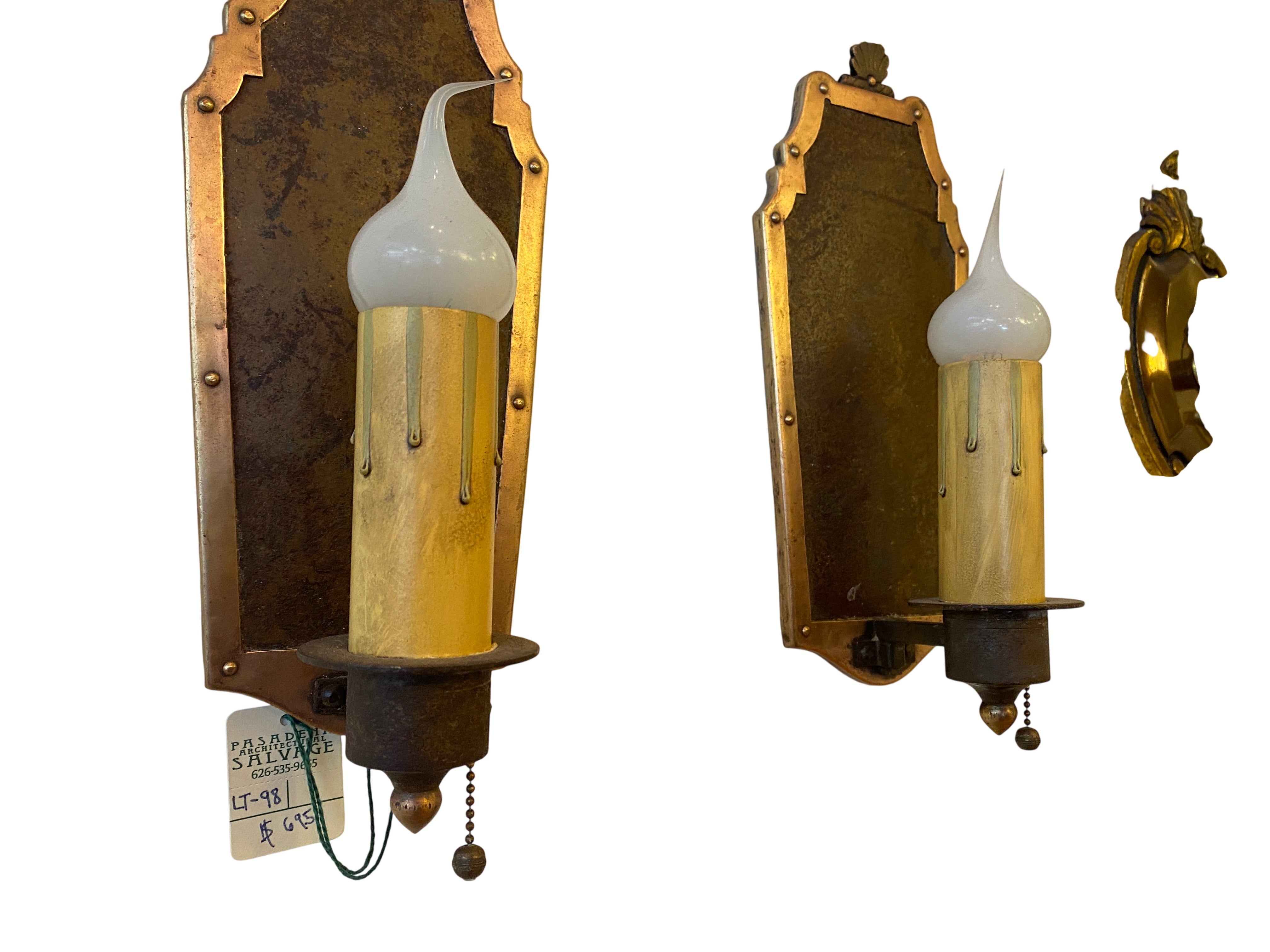 Nautical-Detail Sconce Pair (LT-98)