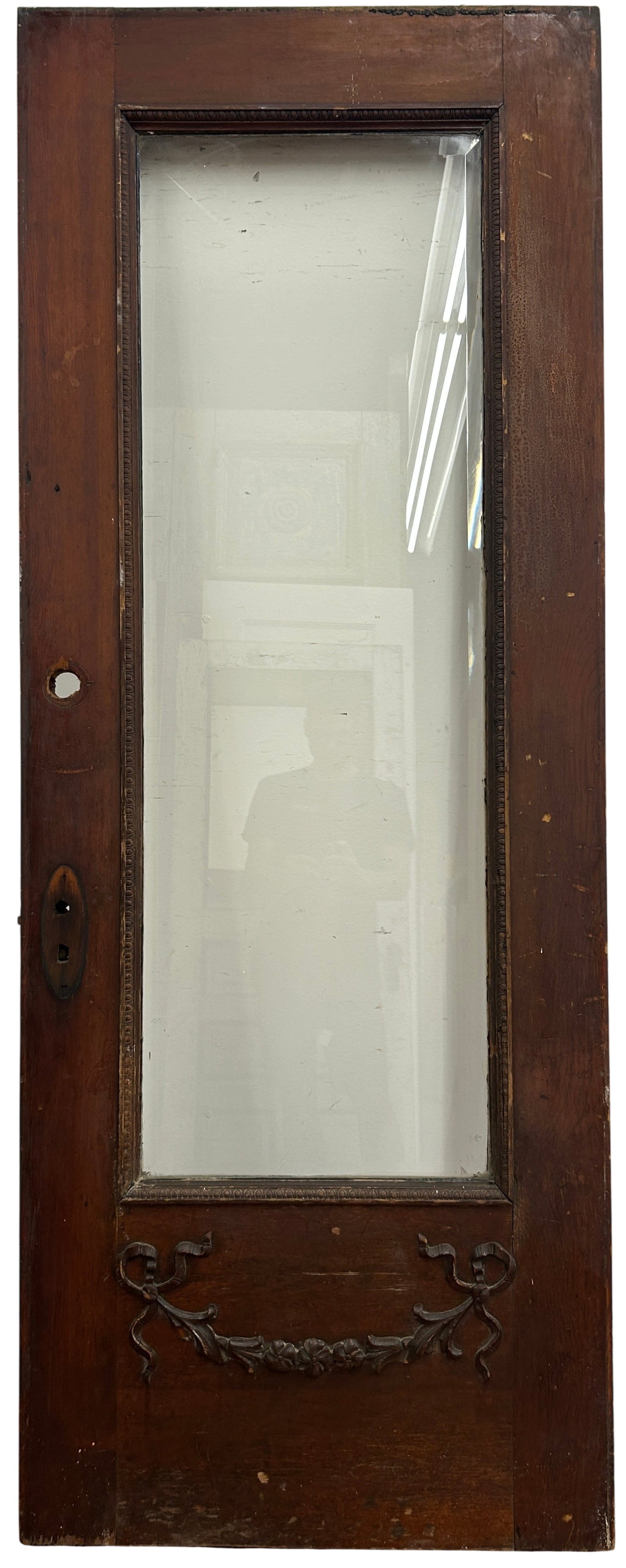 1-Light Bev. Glass Entry Door w/ Detailing (ED-358)