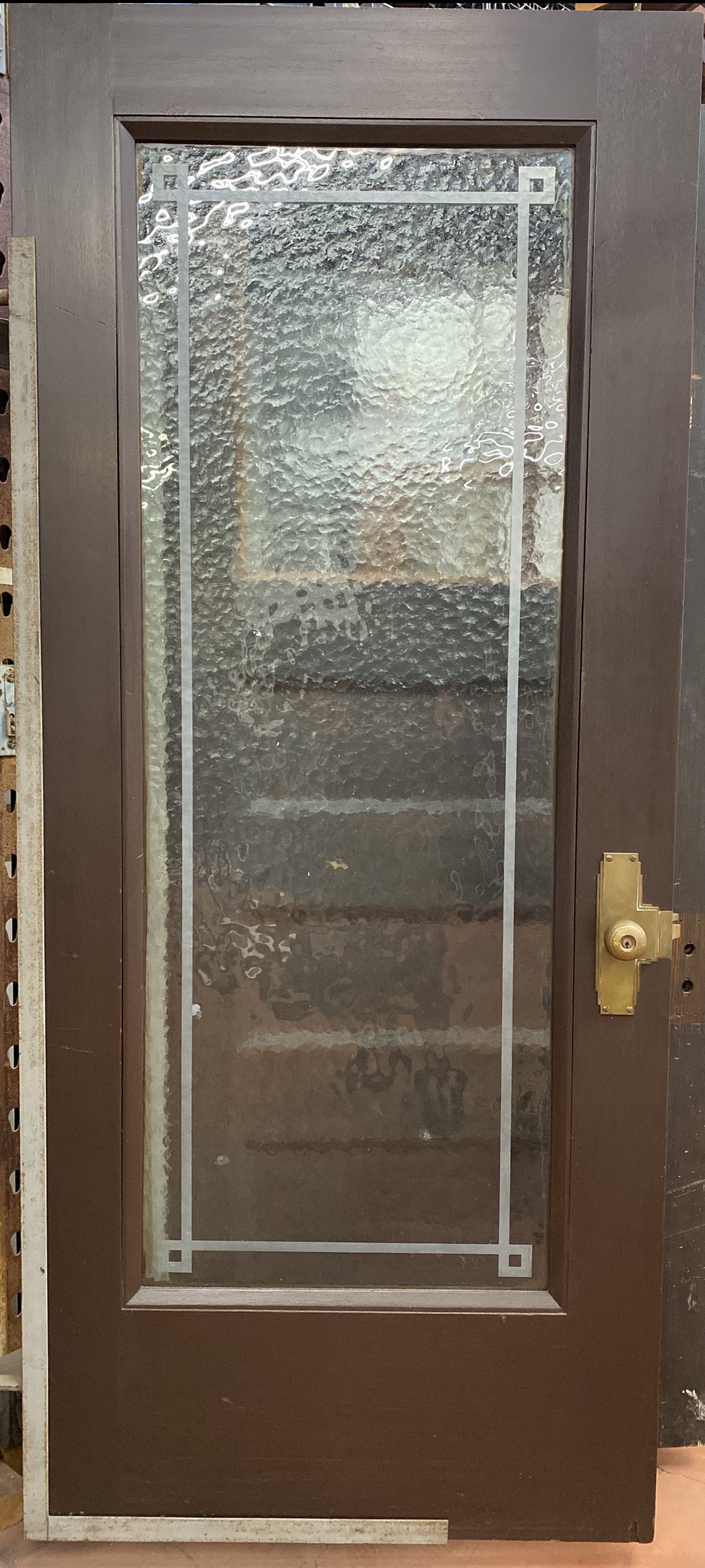 1-Light Pebbled Glass Entry Door (ED-67.B)