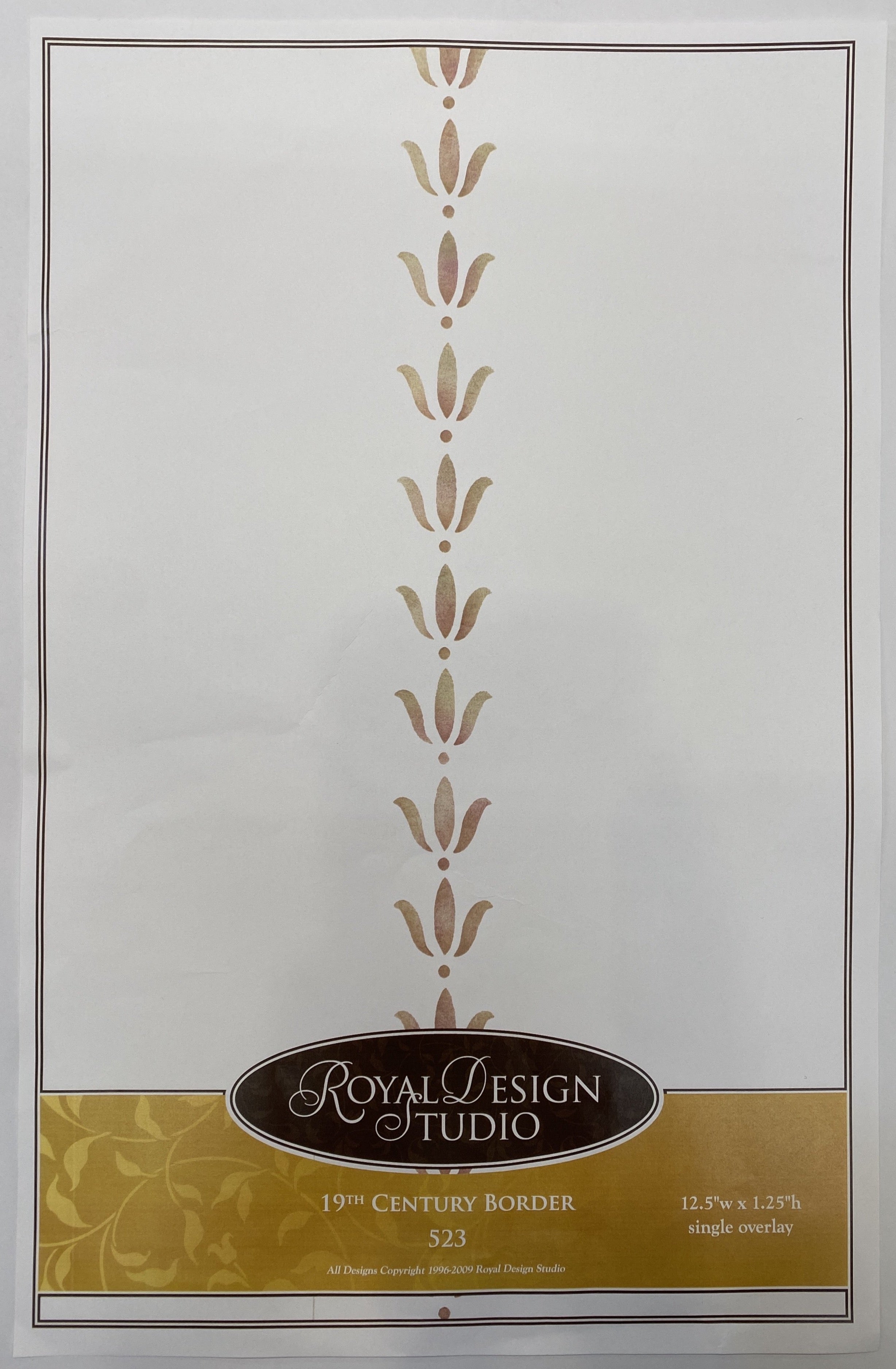 19th Century Border Stencil