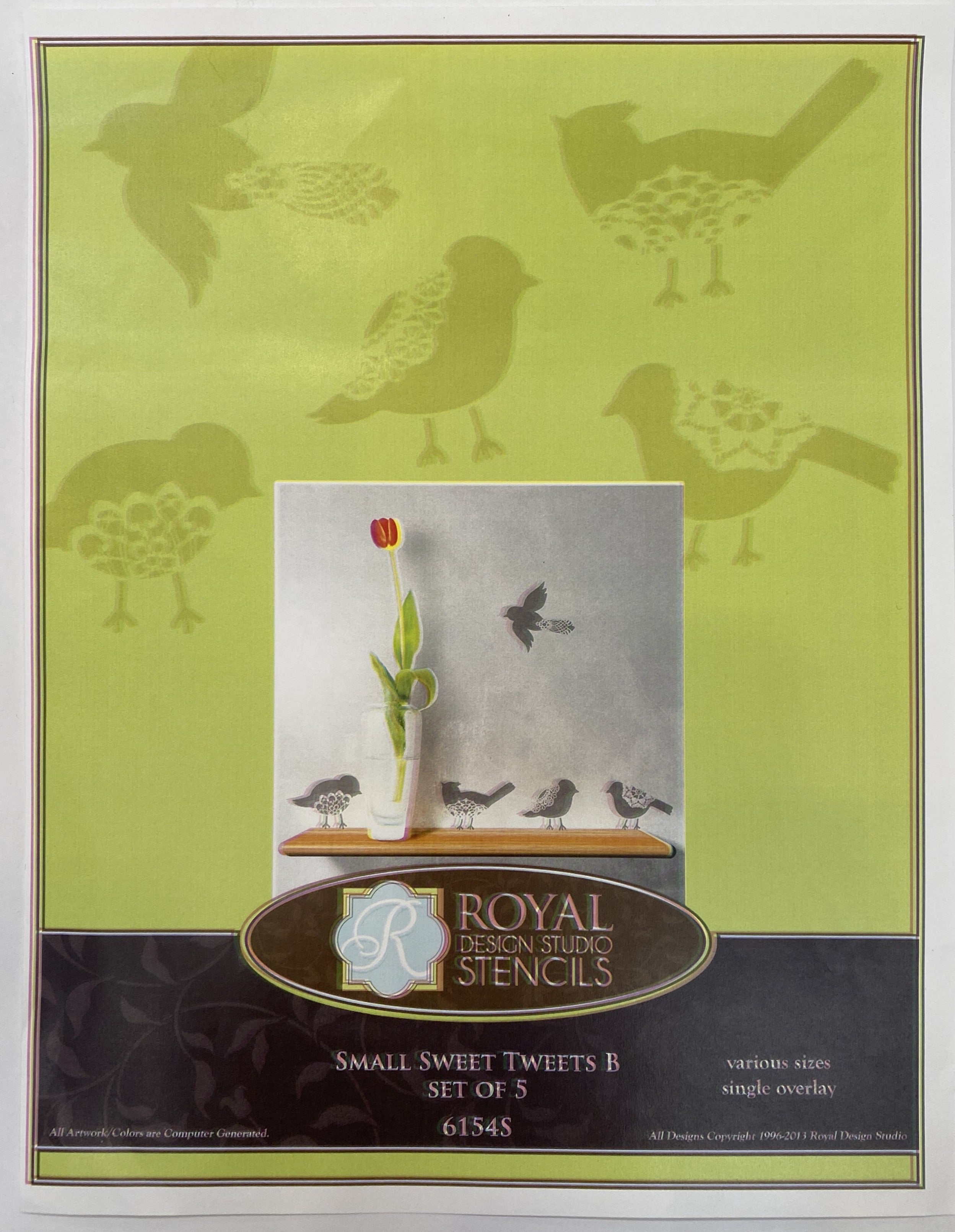 Sm. Sweet Tweets Lace Bird Set B