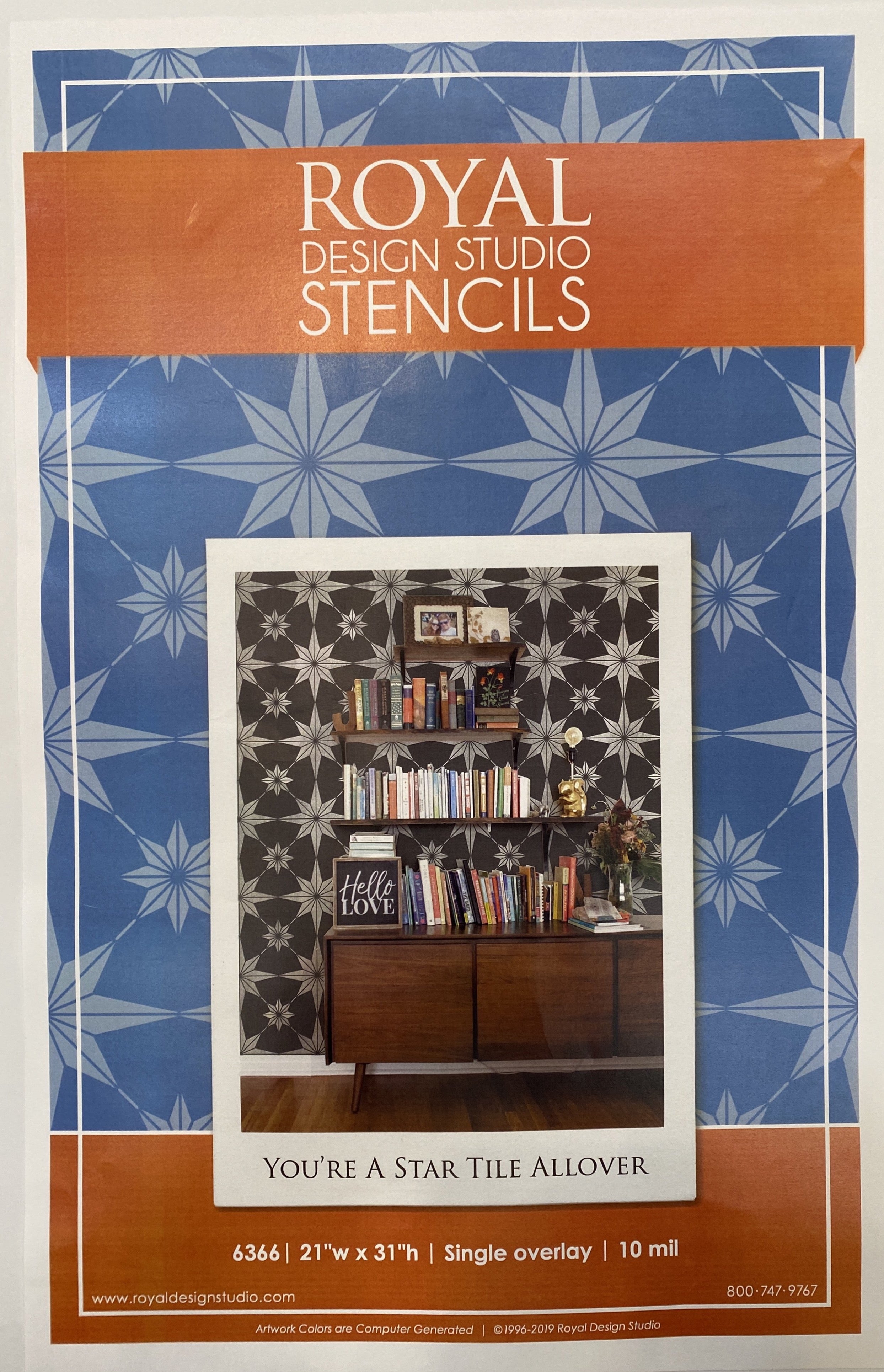 You're A Star Tile Allover Stencil