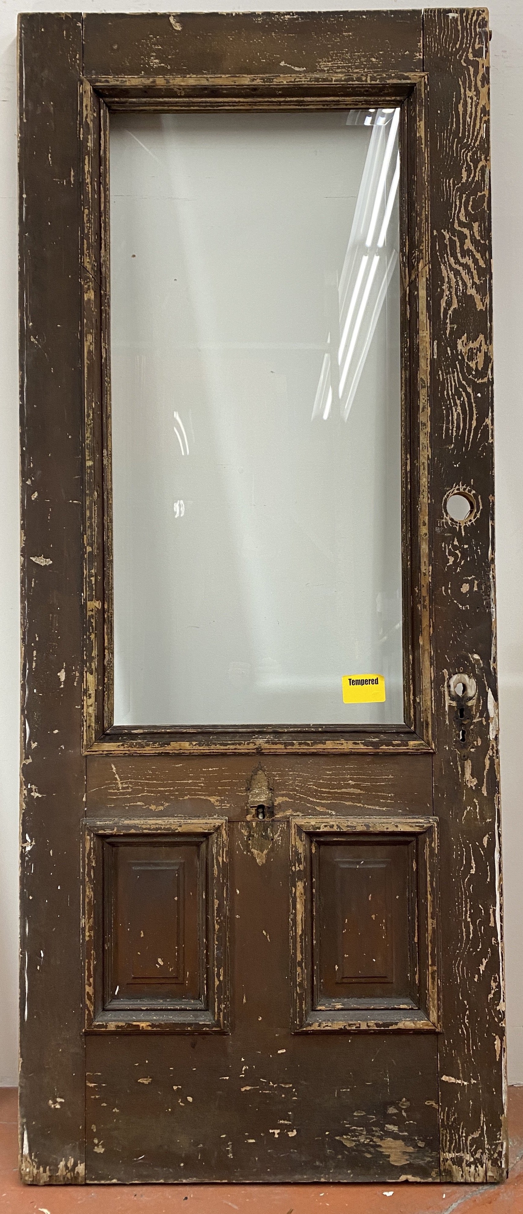 1 Light/ 2 Panel Entry Door w/ Beveled Tempered Glass (ED-109)
