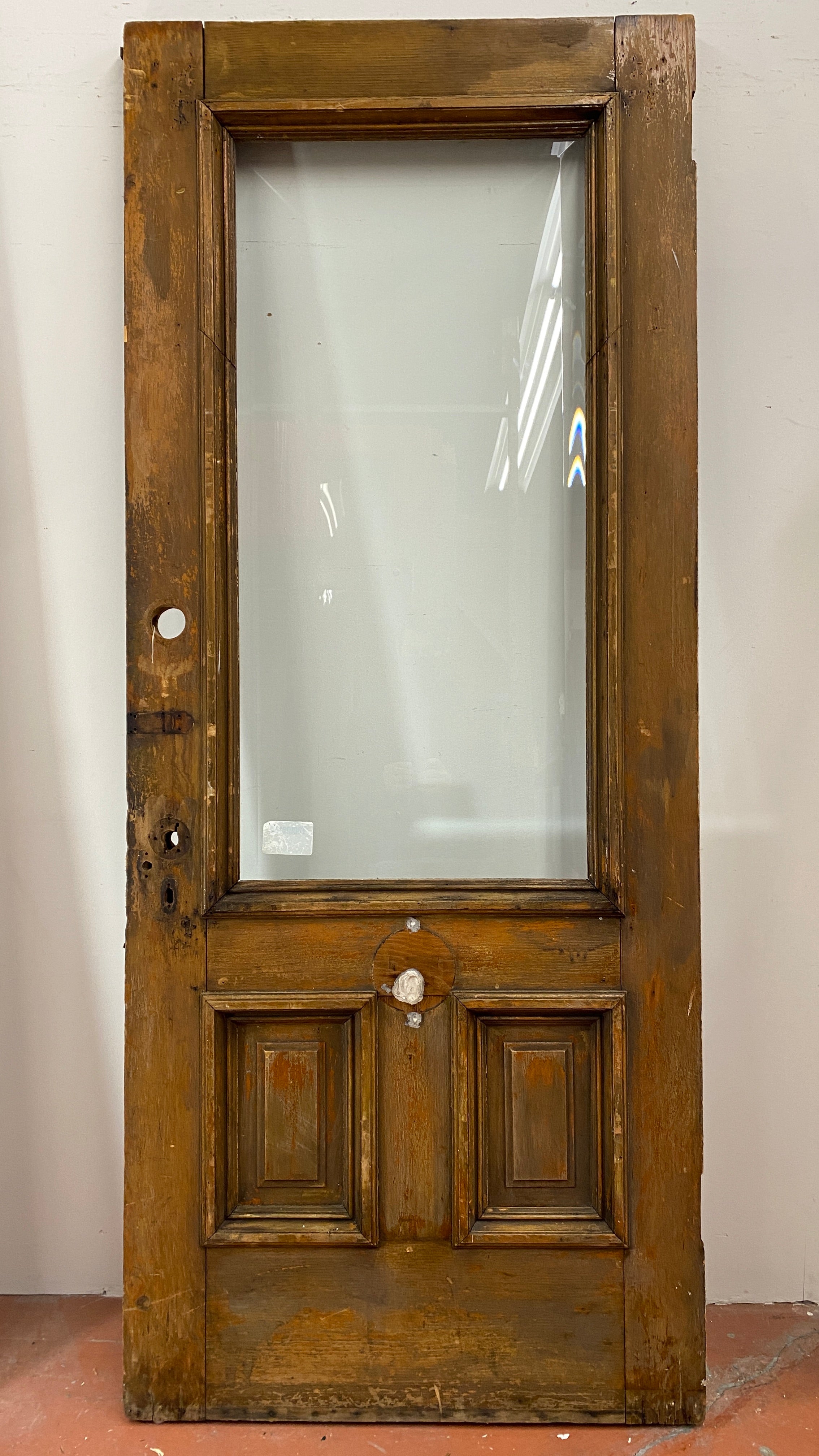 1 Light/ 2 Panel Entry Door w/ Beveled Tempered Glass (ED-109)