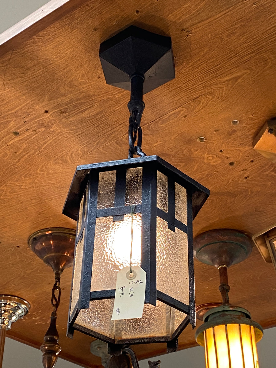 Hexagonal Exterior Pendant (LT342) Pasadena Architectural Salvage