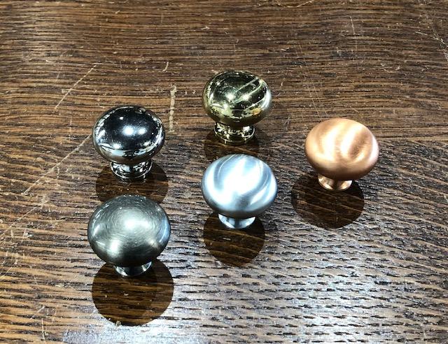 Medium Reproduction Brass Knobs