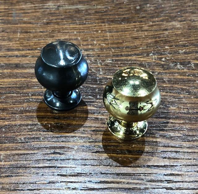 Small Reproduction brass Urn Shaped Knobs