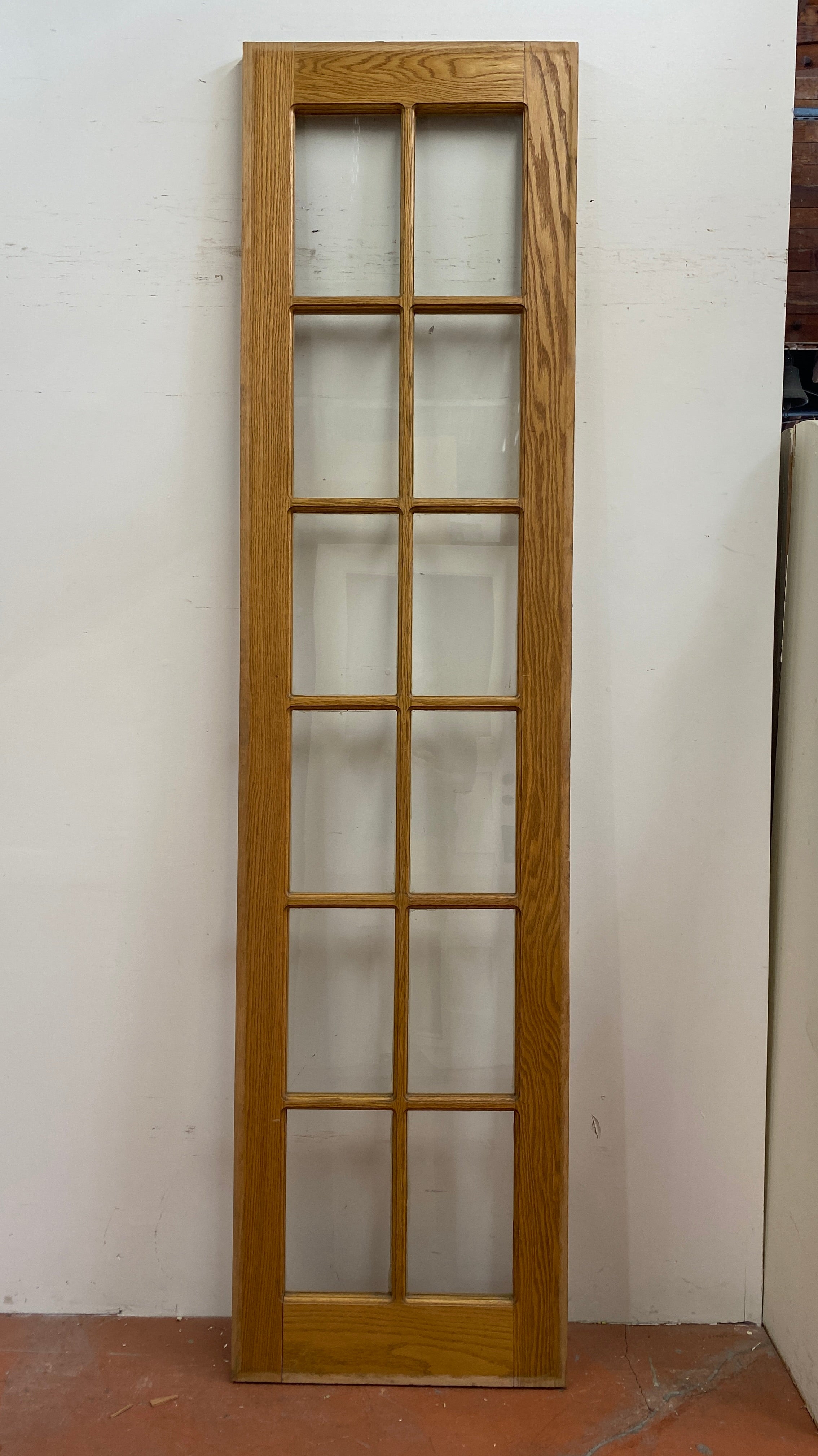 12-Light White Oak French Door Single (FDS-95.B)