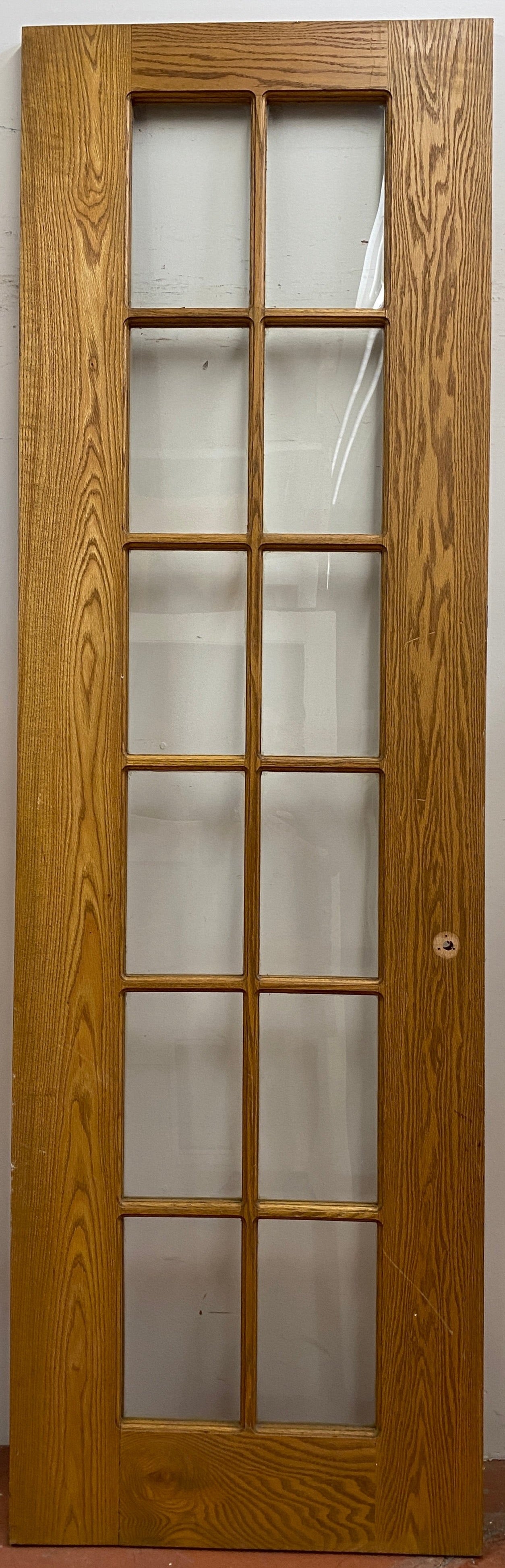 12-Light White Oak French Door Single (FDS-95.A)