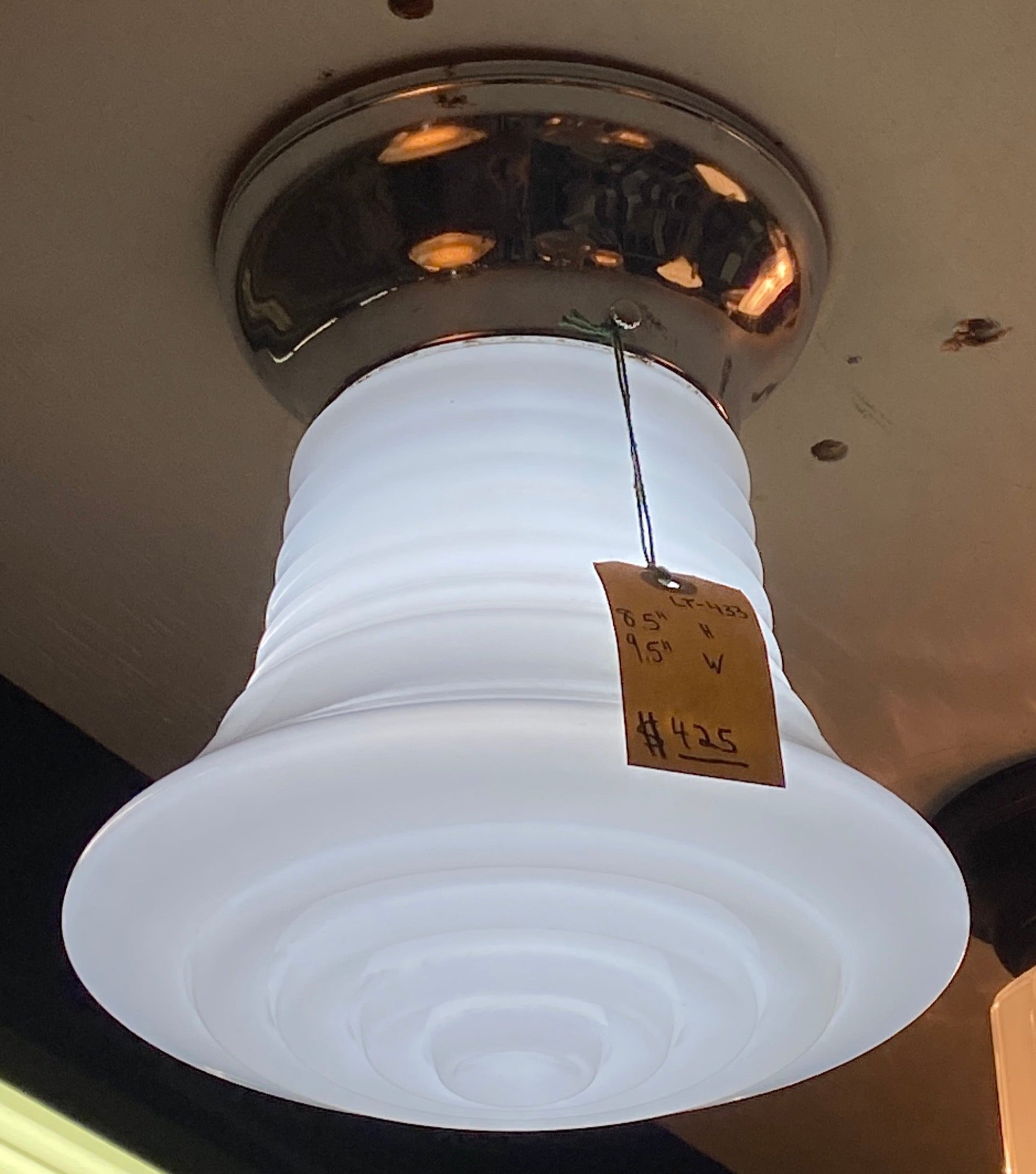Flared "Ripple" Shade Ceiling Mount (LT-433)